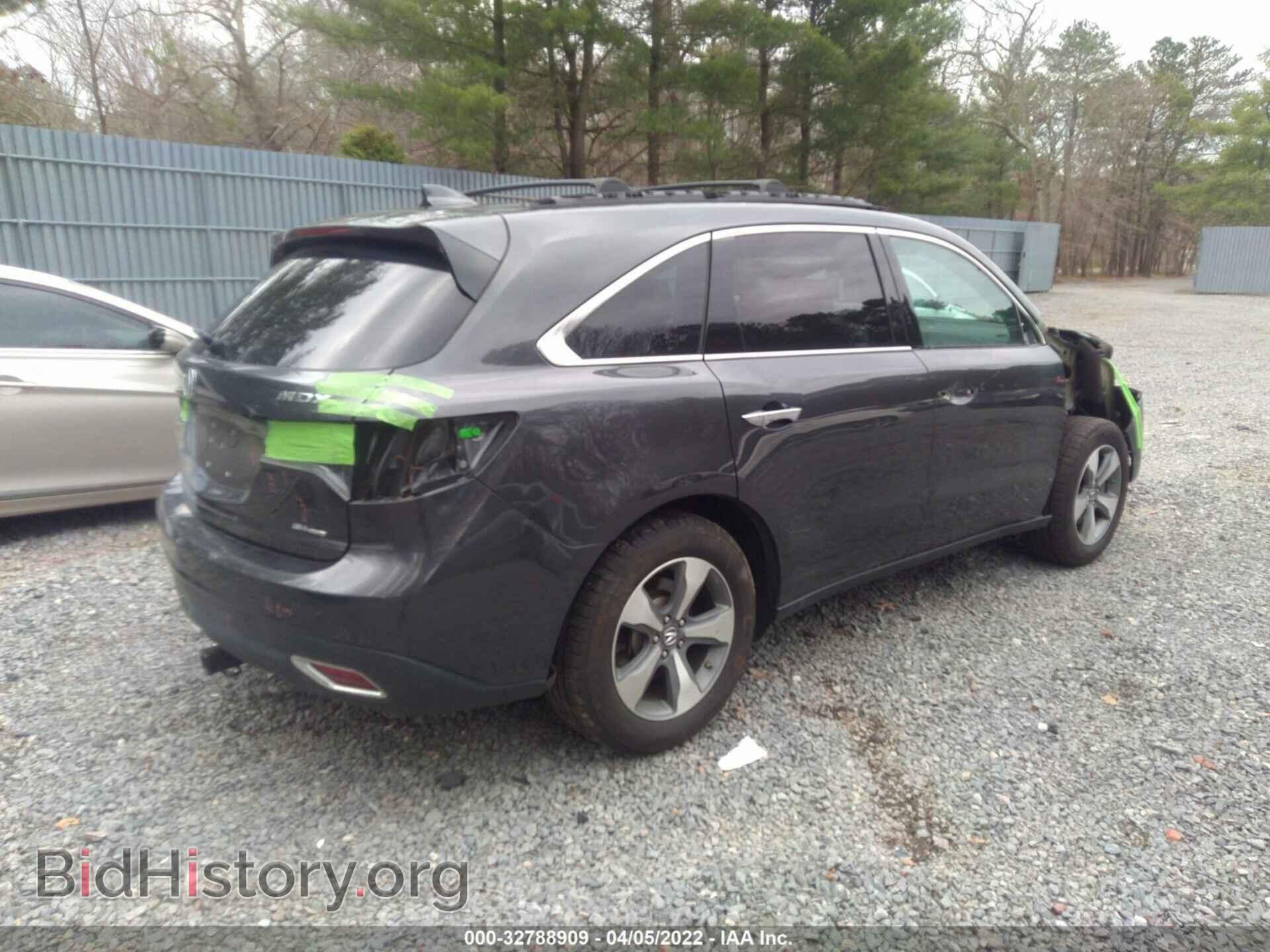 2014 ACURA MDX - VIN: 5FRYD4H20EB033981 - Фото 4