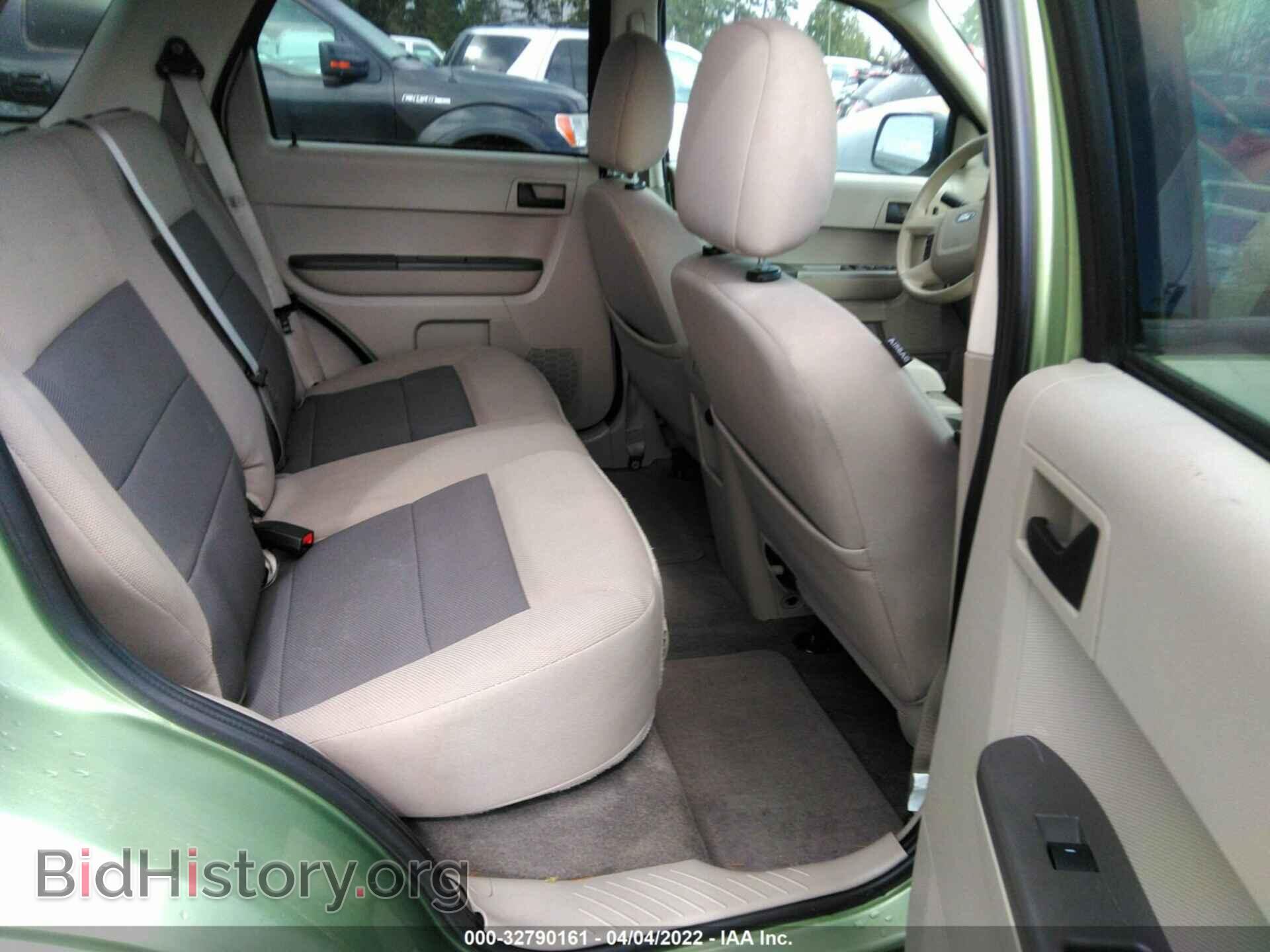 2008 FORD ESCAPE - VIN: 1FMCU49H38KB07976 - Фото 8