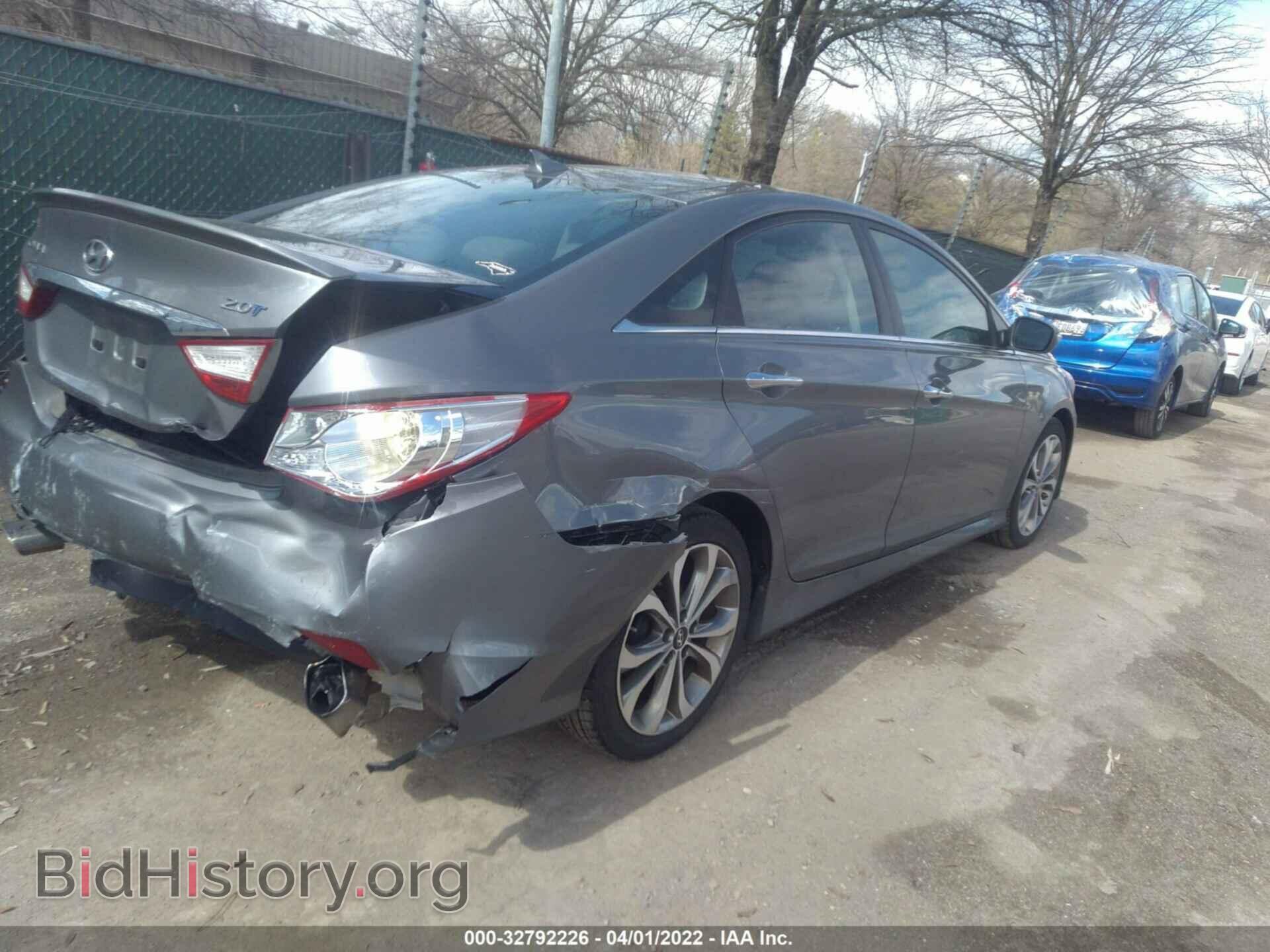 2014 HYUNDAI SONATA - VIN: 5NPEC4AB8EH856497 - Photo 4