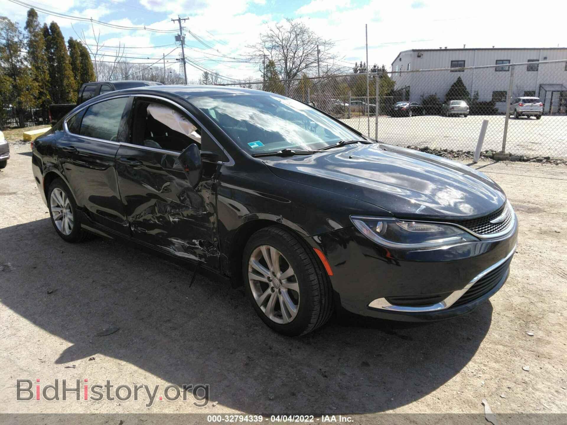 Фотография 1C3CCCAB5GN109271 - CHRYSLER 200 2016