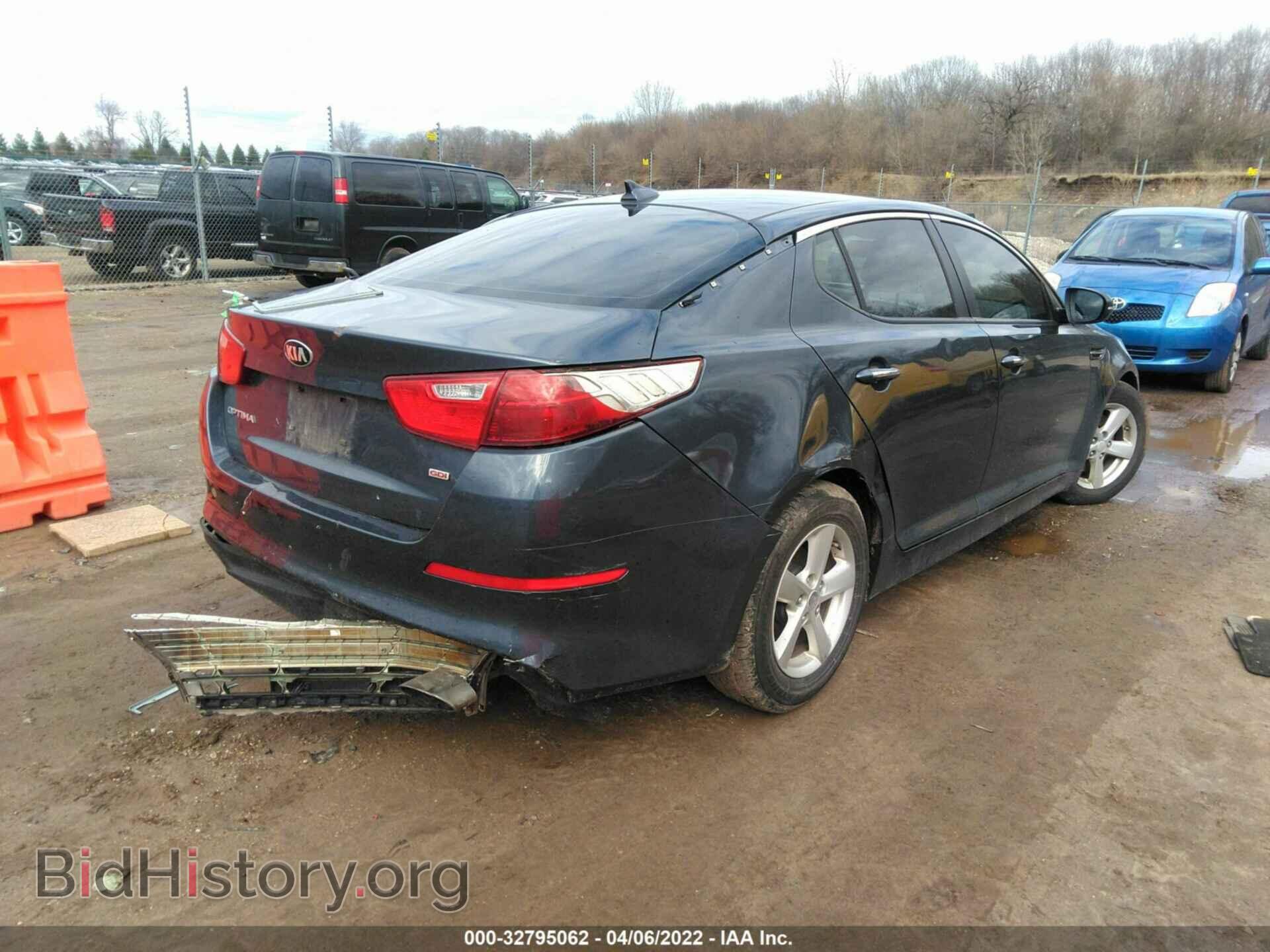 2015 KIA OPTIMA - VIN: KNAGM4A72F5587283 - Photo 4