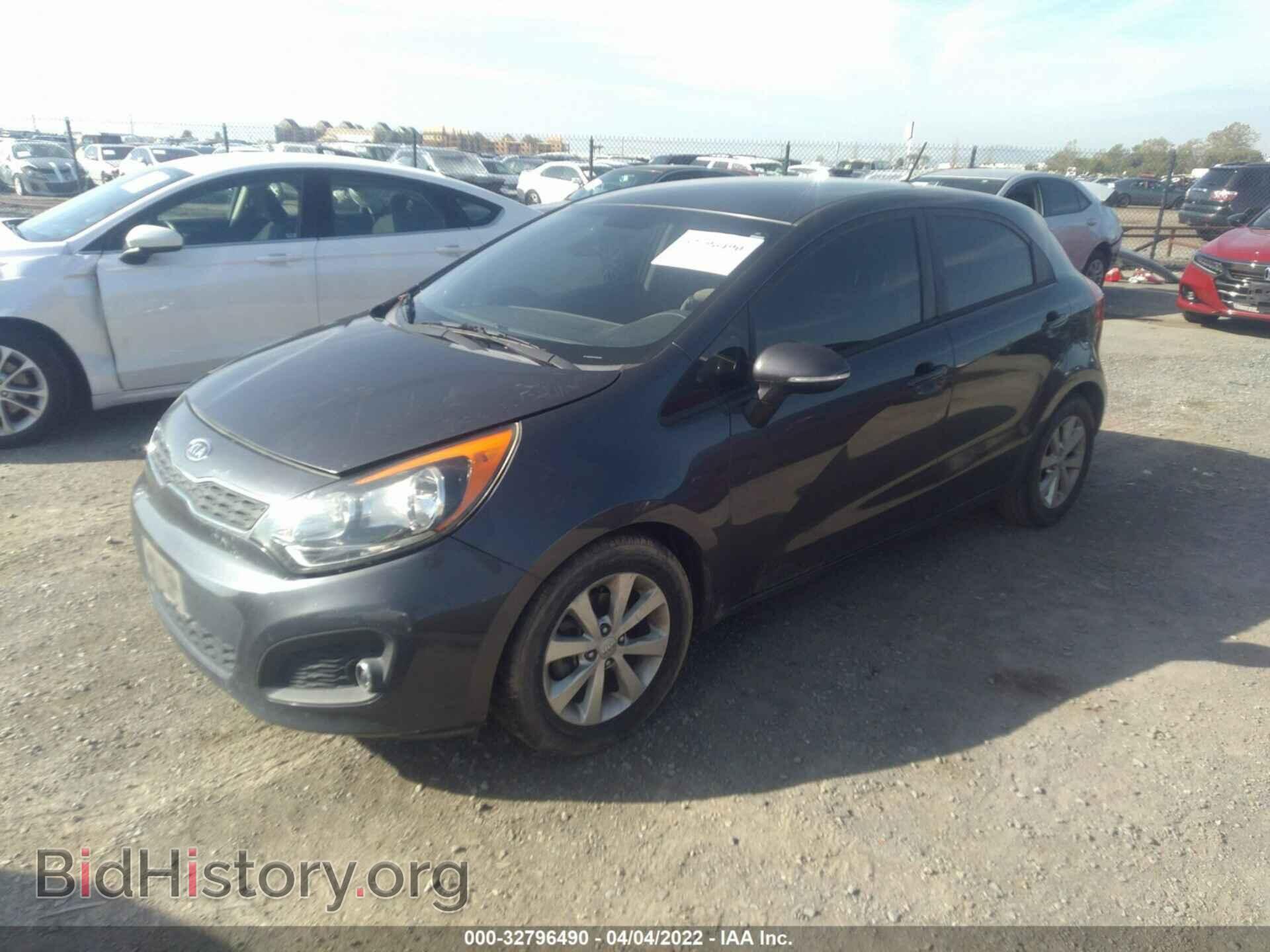 2013 KIA RIO - VIN: KNADN5A37D6102484 - Фото 2
