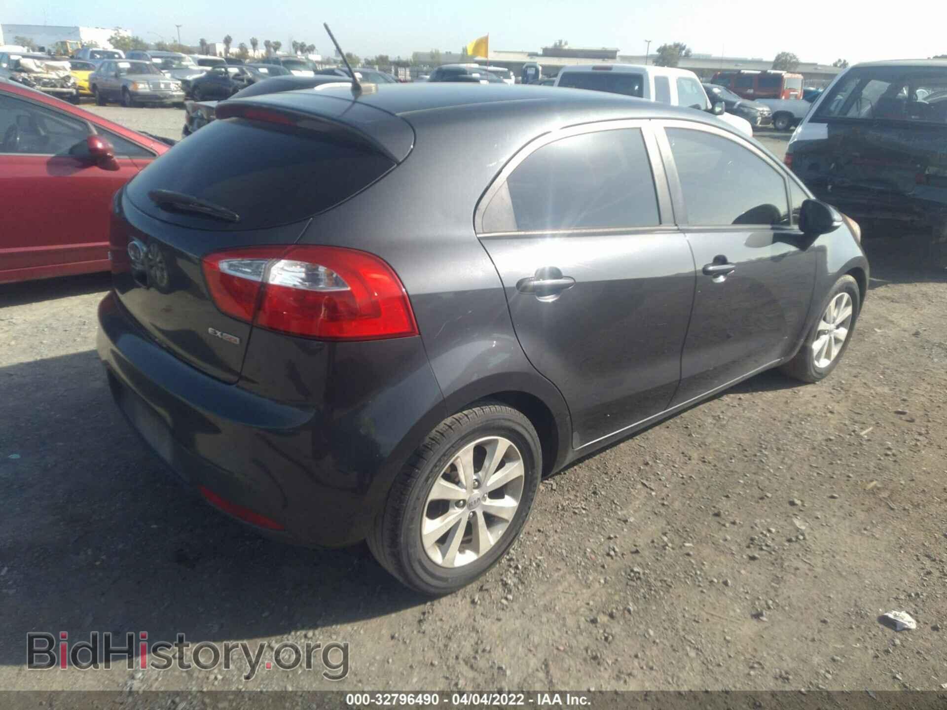 2013 KIA RIO - VIN: KNADN5A37D6102484 - Фото 4