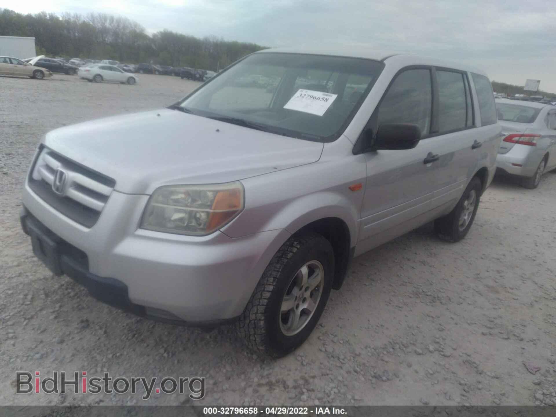 2006 HONDA PILOT - VIN: 2HKYF18106H561072 - Фото 2