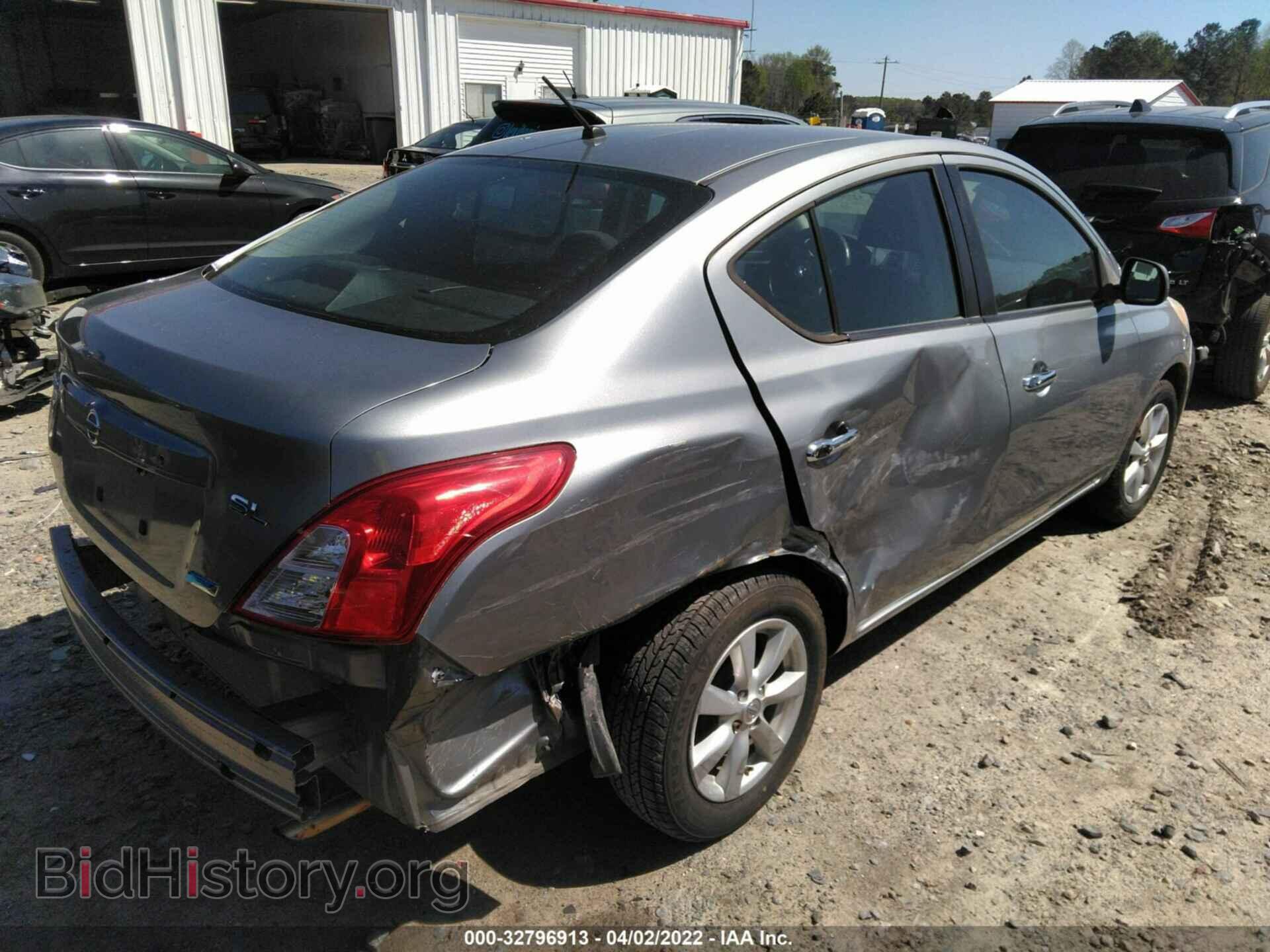 2012 NISSAN VERSA - VIN: 3N1CN7AP7CL825319 - Фото 4