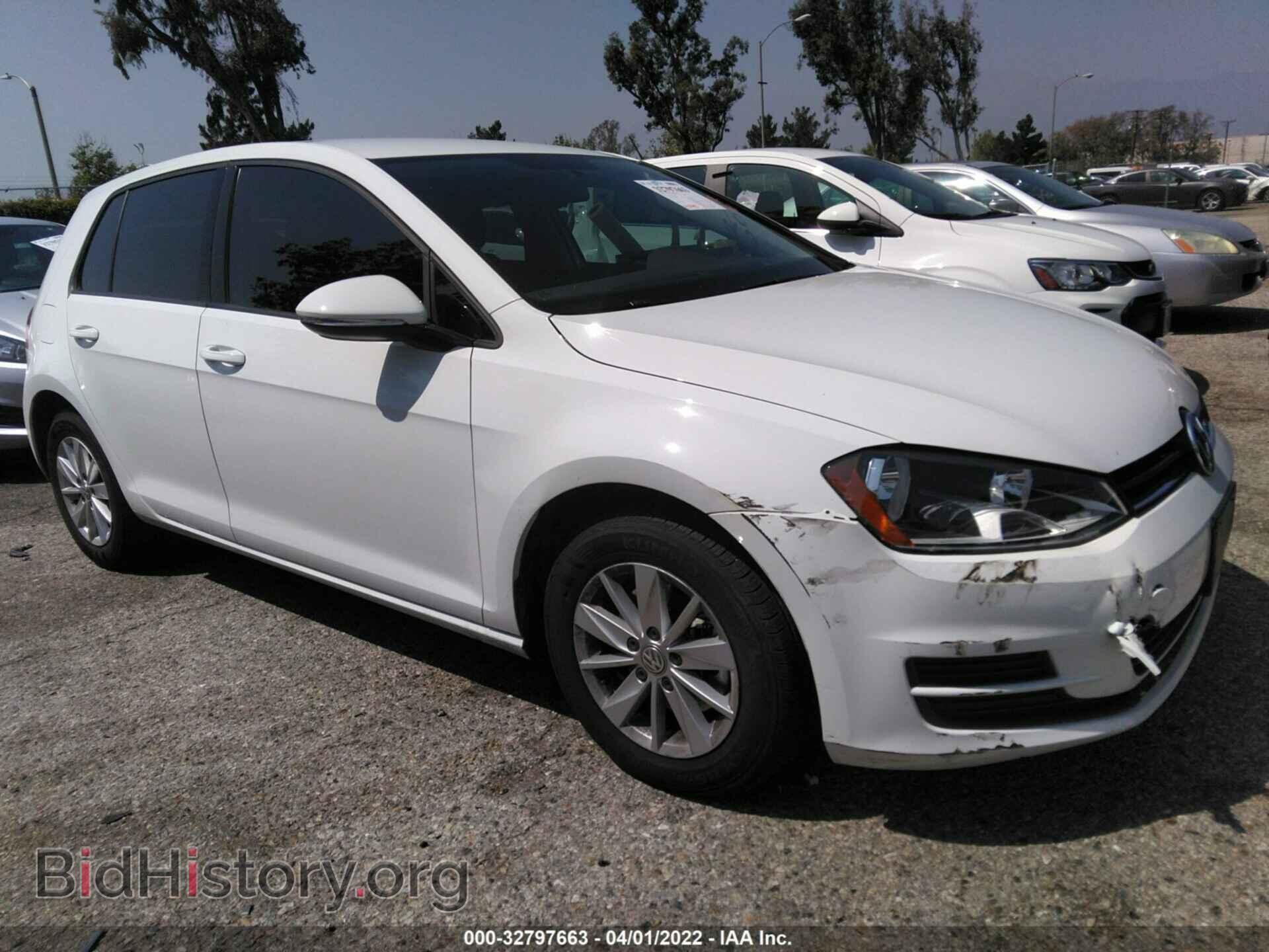 Photo 3VW217AU2HM067978 - VOLKSWAGEN GOLF 2017