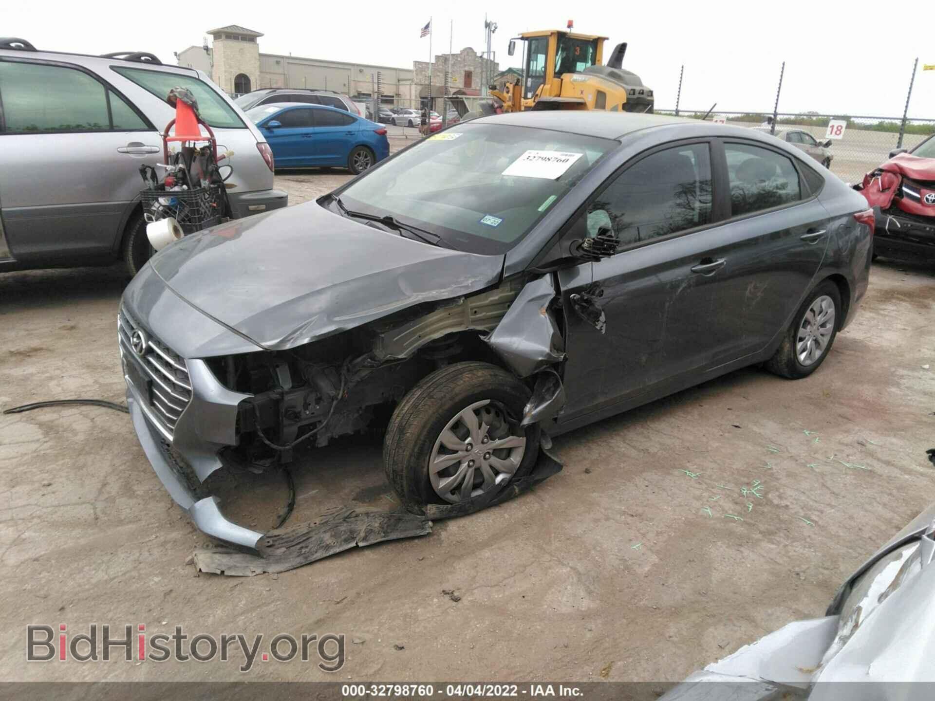 2019 HYUNDAI ACCENT - VIN: 3KPC24A33KE062784 - Фото 2