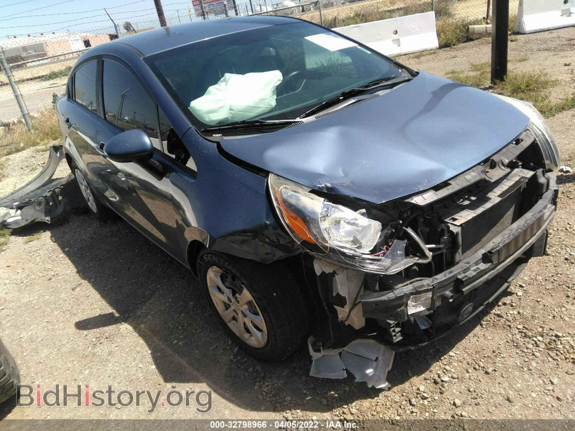 Фотография KNADM4A30G6692447 - KIA RIO 2016