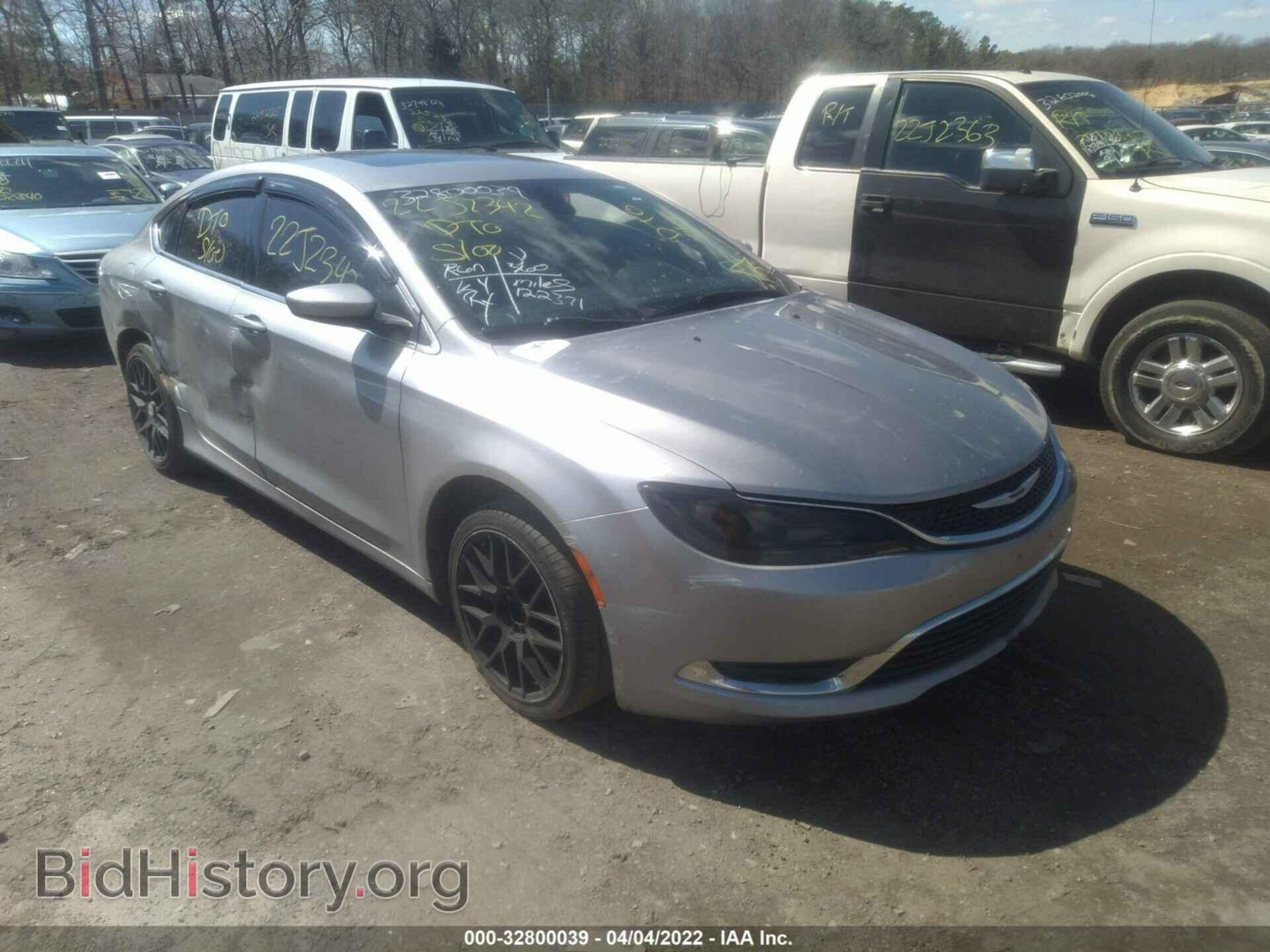 Фотография 1C3CCCAB5FN726720 - CHRYSLER 200 2015