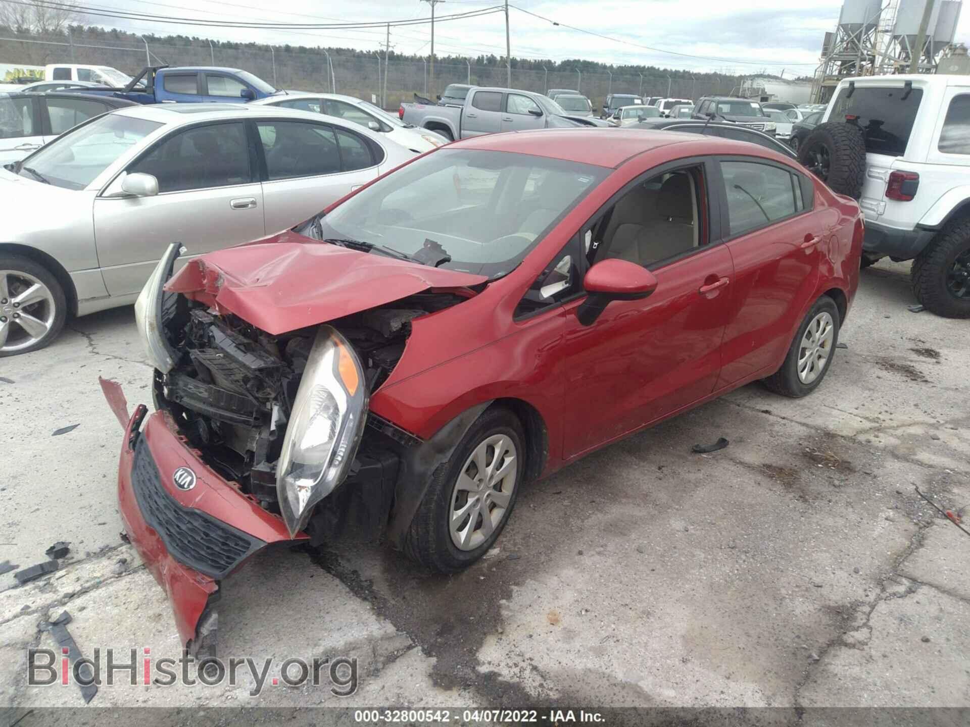 2013 KIA RIO - VIN: KNADM4A35D6301126 - Фото 2
