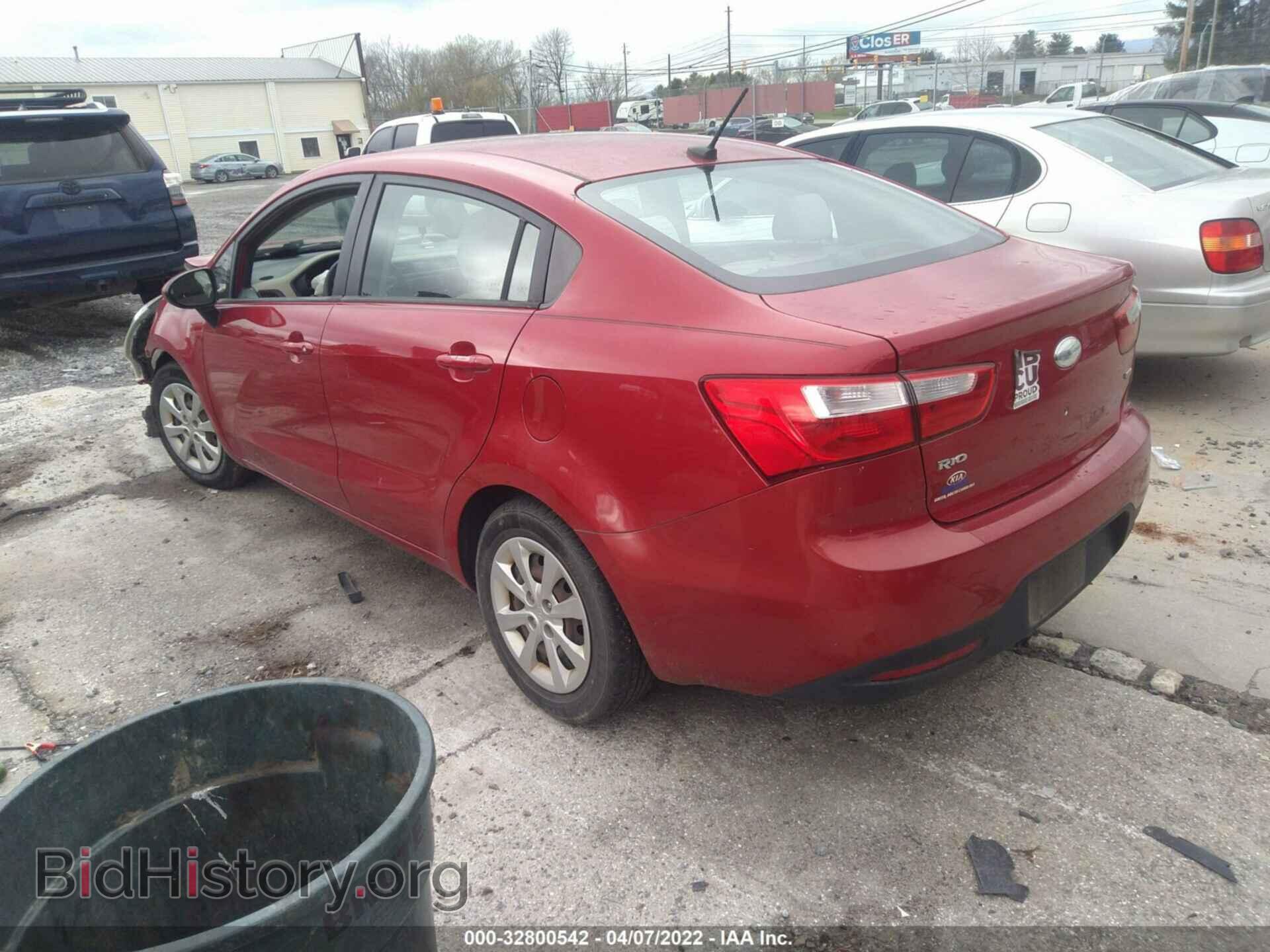 2013 KIA RIO - VIN: KNADM4A35D6301126 - Фото 3