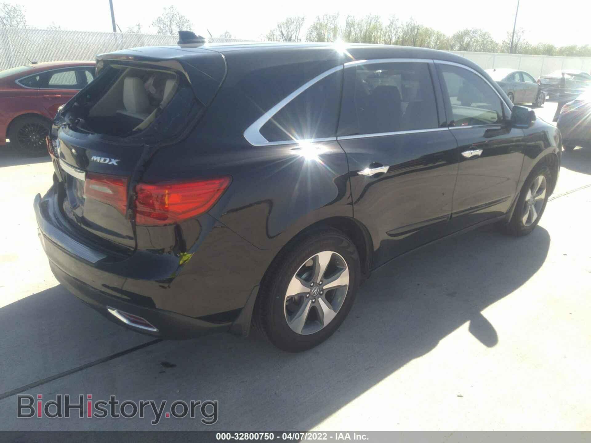 2016 ACURA MDX - VIN: 5FRYD3H2XGB014352 - Фото 4