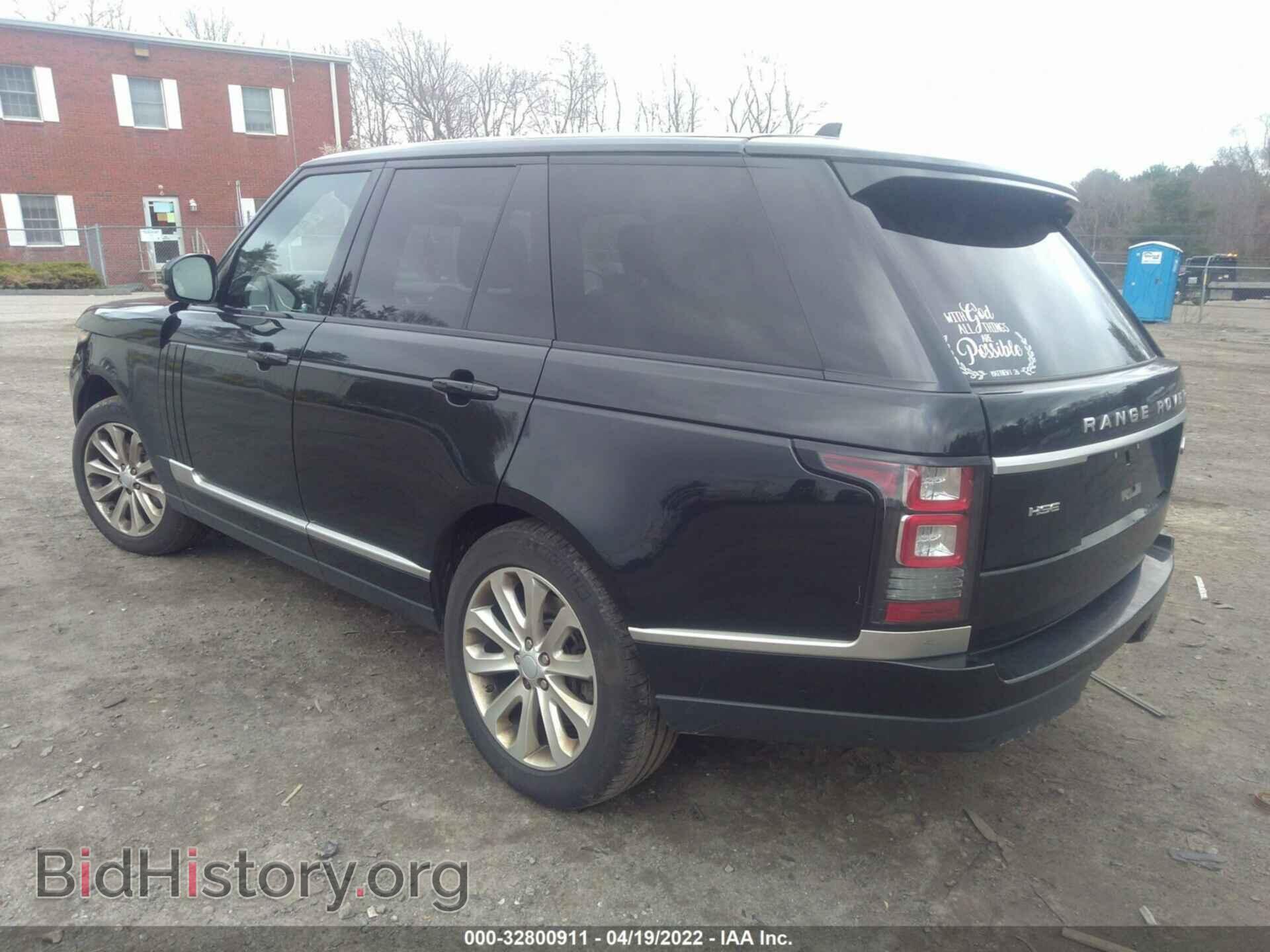 2016 LAND ROVER RANGE ROVER - VIN: SALGS2PF2GA287529 - Фото 3