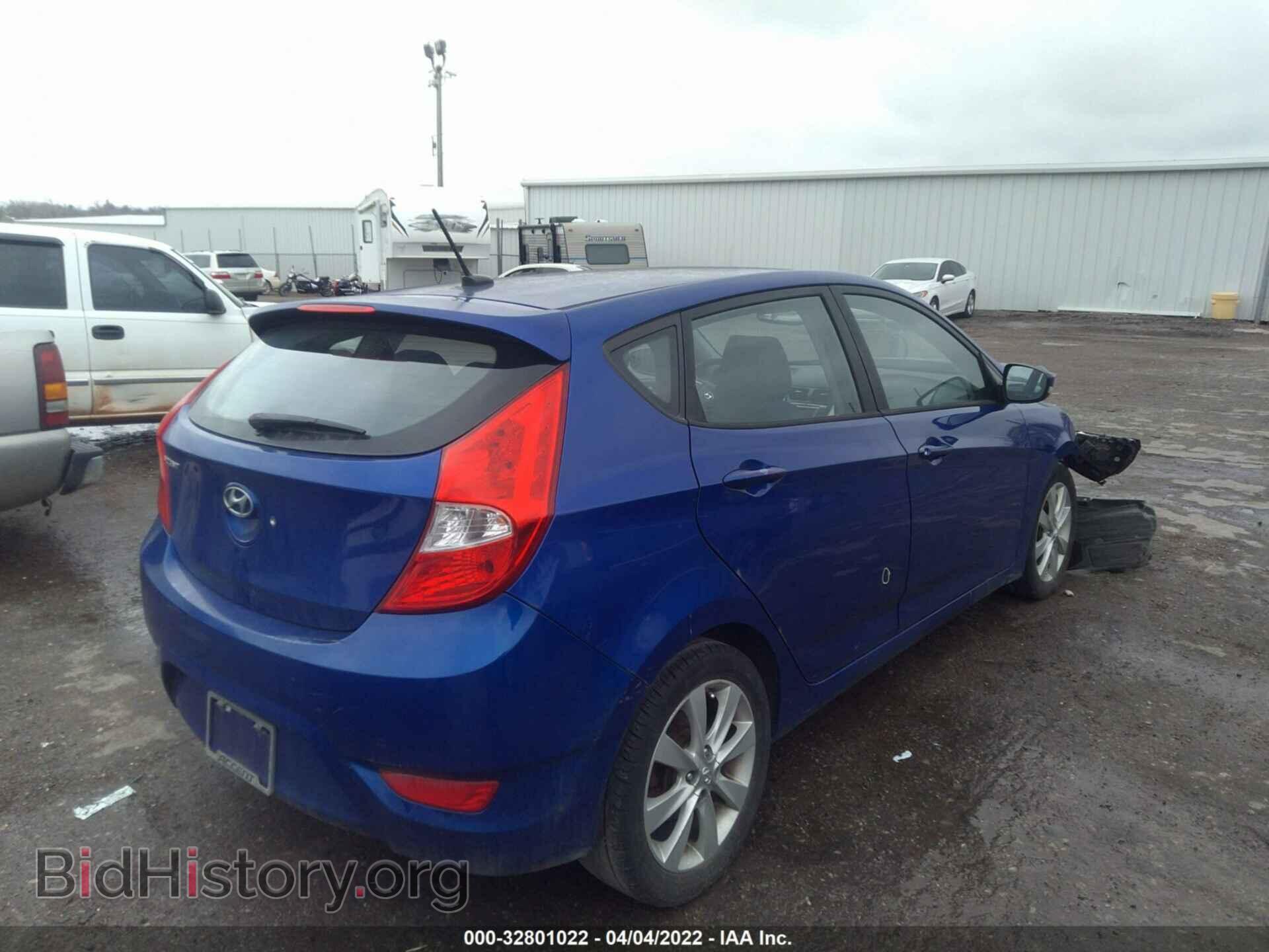 2013 HYUNDAI ACCENT - VIN: KMHCU5AE6DU083078 - Фото 4