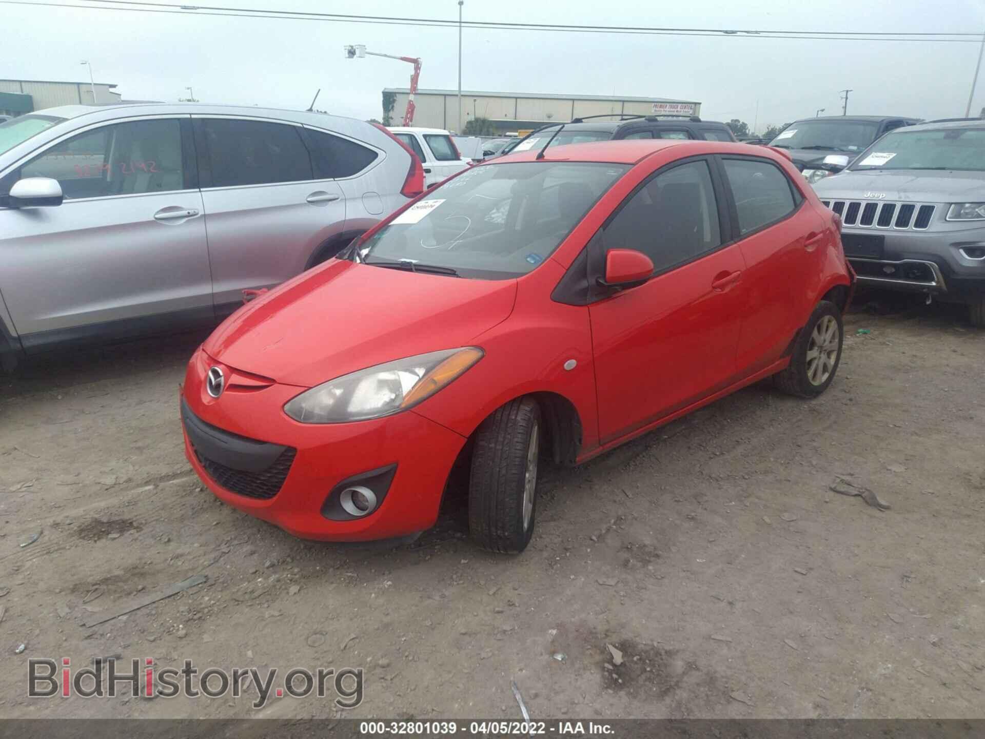 2013 MAZDA MAZDA2 - VIN: JM1DE1LY9D0158451 - Фото 2
