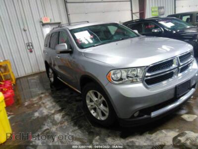 2013 Dodge DURANGO Crew, серебристый — VIN 1C4RDJDGXDC696119, IAAI
