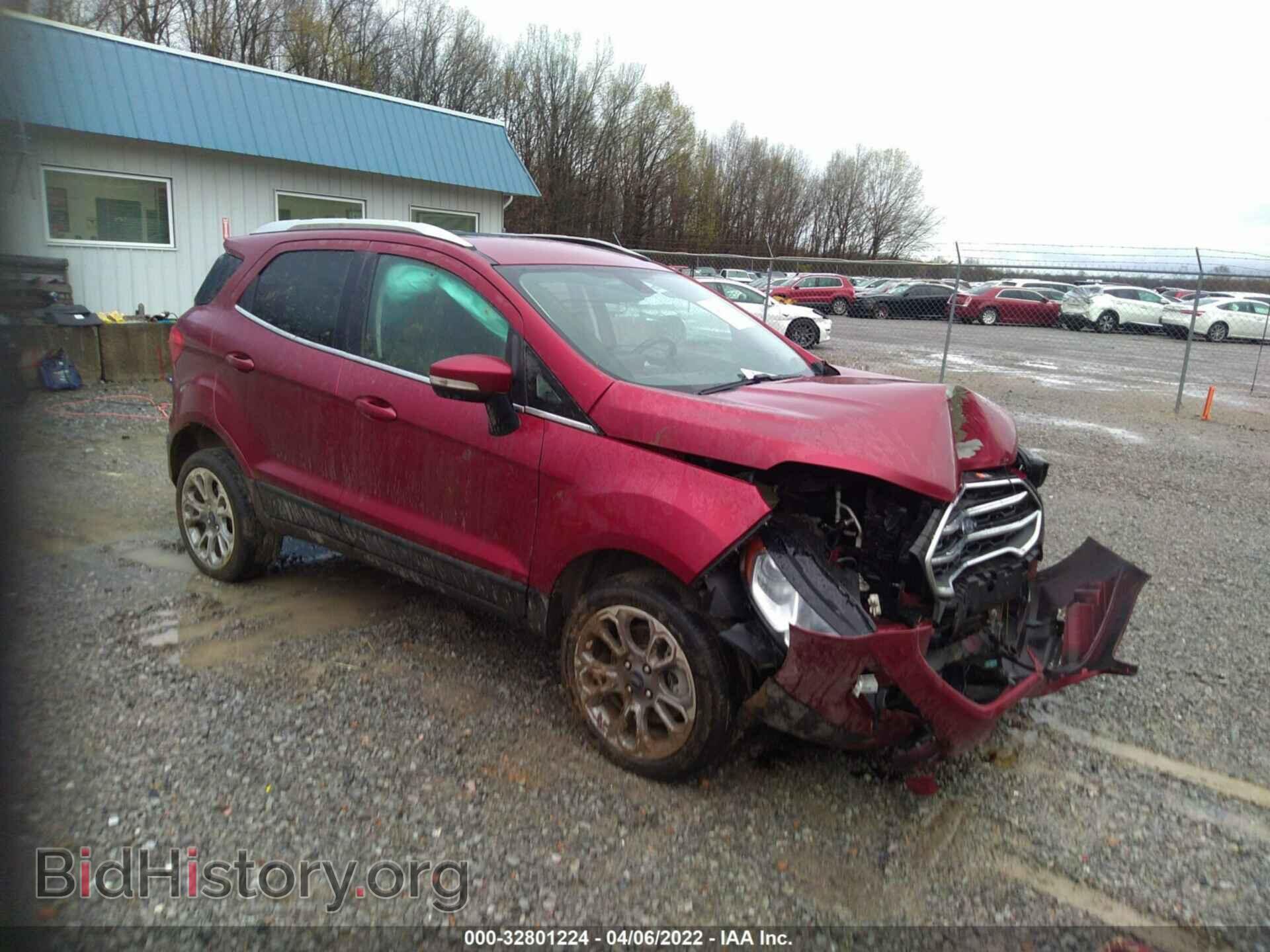 Фотография MAJ6S3KL5KC293852 - FORD ECOSPORT 2019