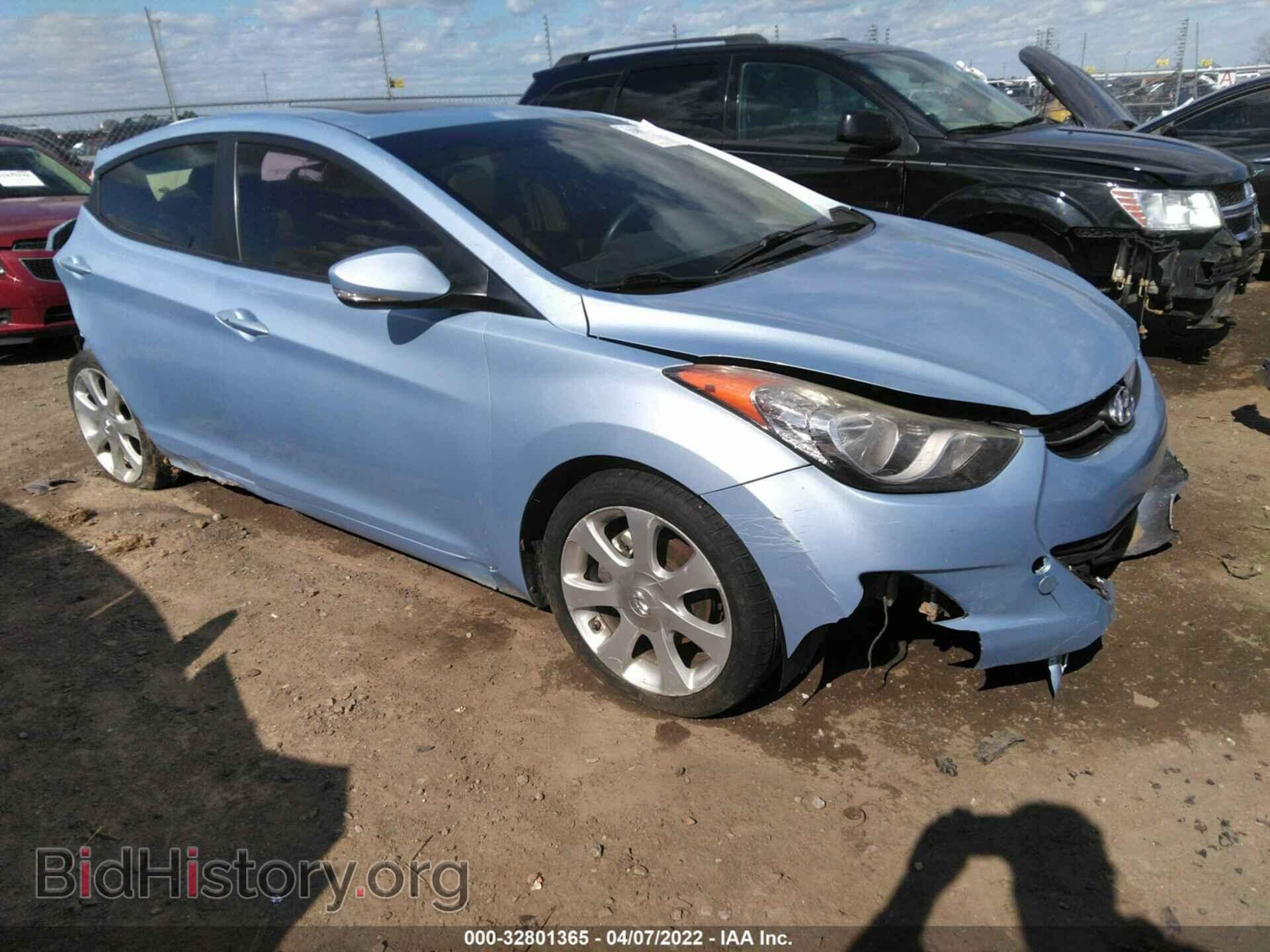 Photo KMHDH4AE5CU322024 - HYUNDAI ELANTRA 2012