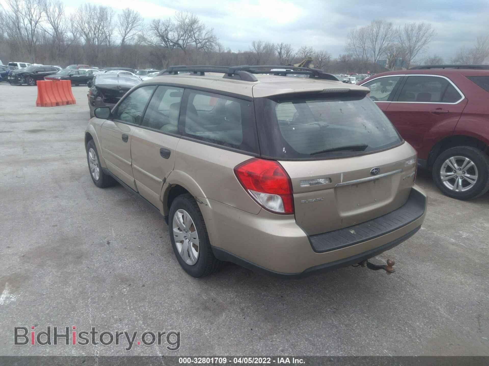 2009 SUBARU OUTBACK - VIN: 4S4BP60C797340683 - Фото 3