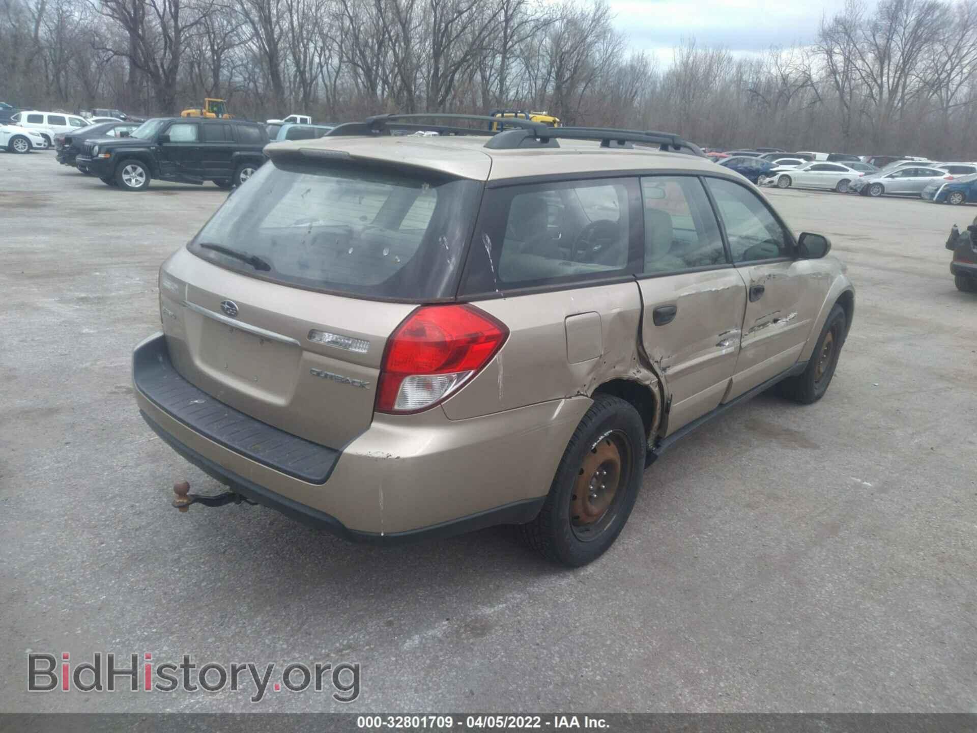 2009 SUBARU OUTBACK - VIN: 4S4BP60C797340683 - Фото 4