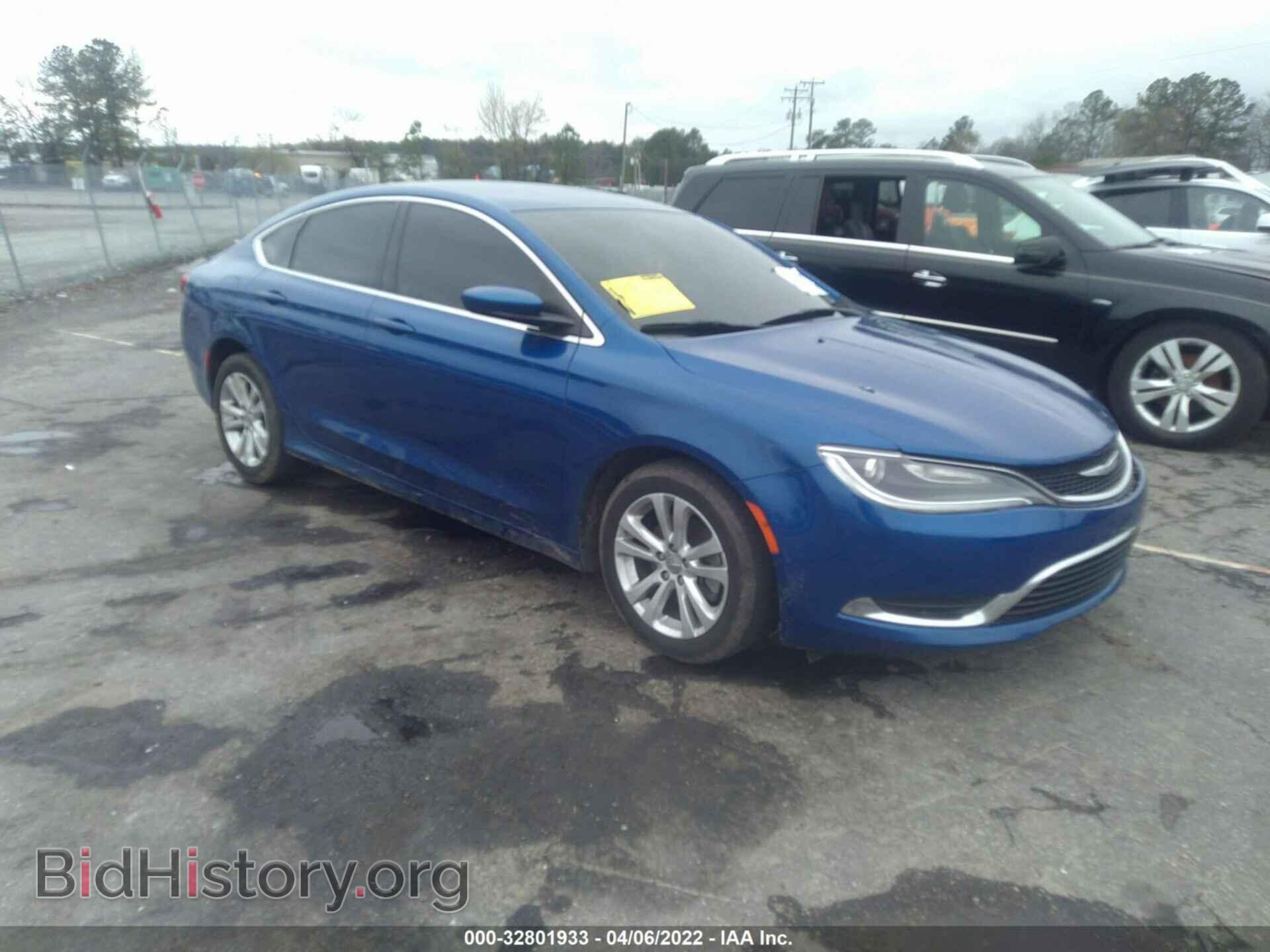 Фотография 1C3CCCAB3GN160168 - CHRYSLER 200 2016