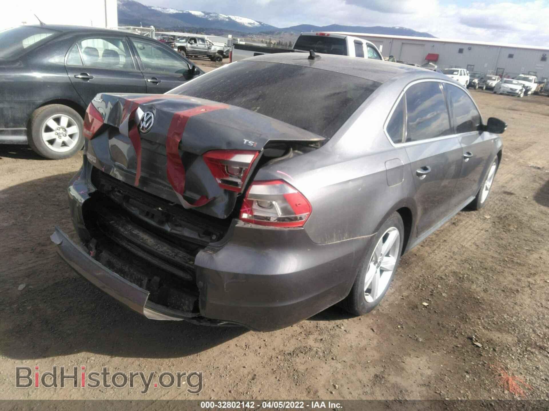 2014 VOLKSWAGEN PASSAT - VIN: 1VWAT7A36EC029521 - Фото 4
