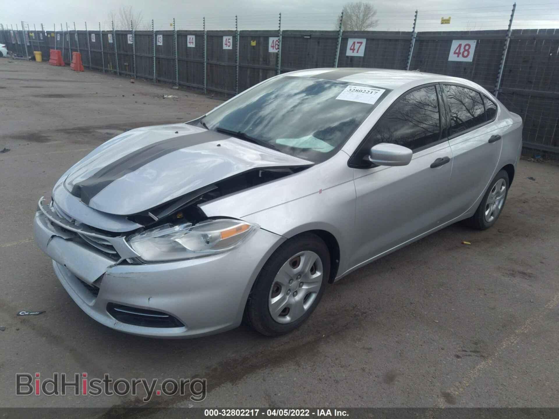 2013 DODGE DART - VIN: 1C3CDFAA4DD285106 - Фото 2