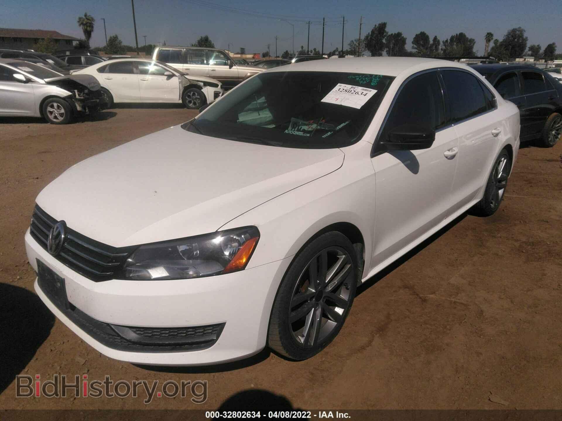 2014 VOLKSWAGEN PASSAT - VIN: 1VWBP7A35EC002514 - Фото 2