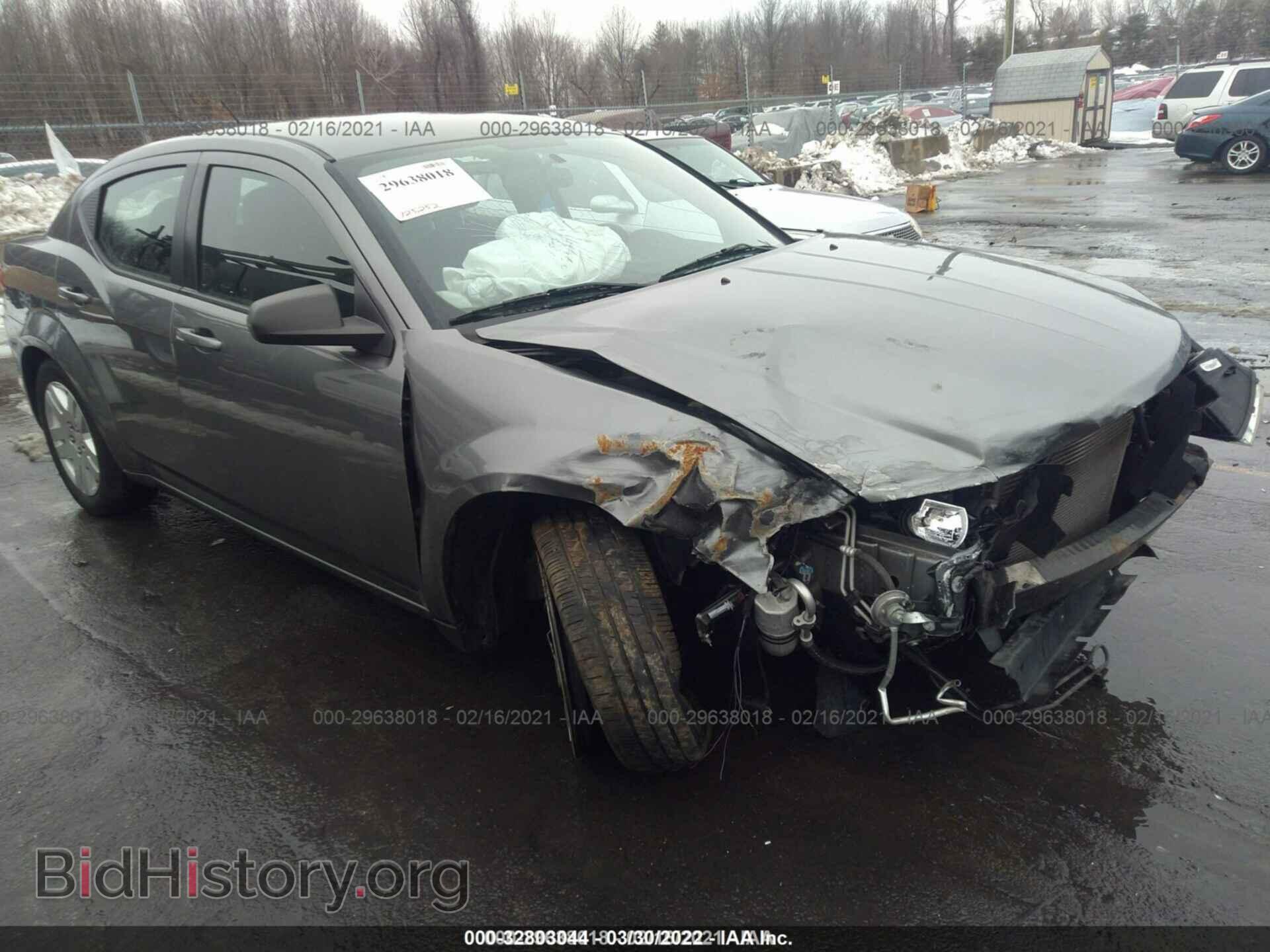 Photo 1C3CDZAB8CN275214 - DODGE AVENGER 2012