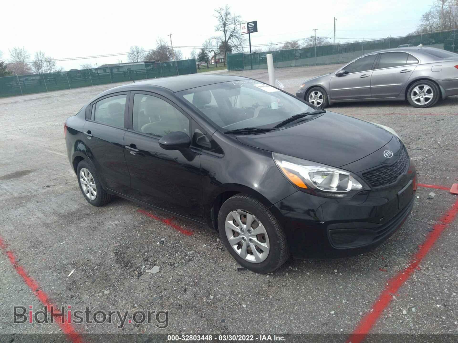 Фотография KNADM4A30C6085202 - KIA RIO 2012