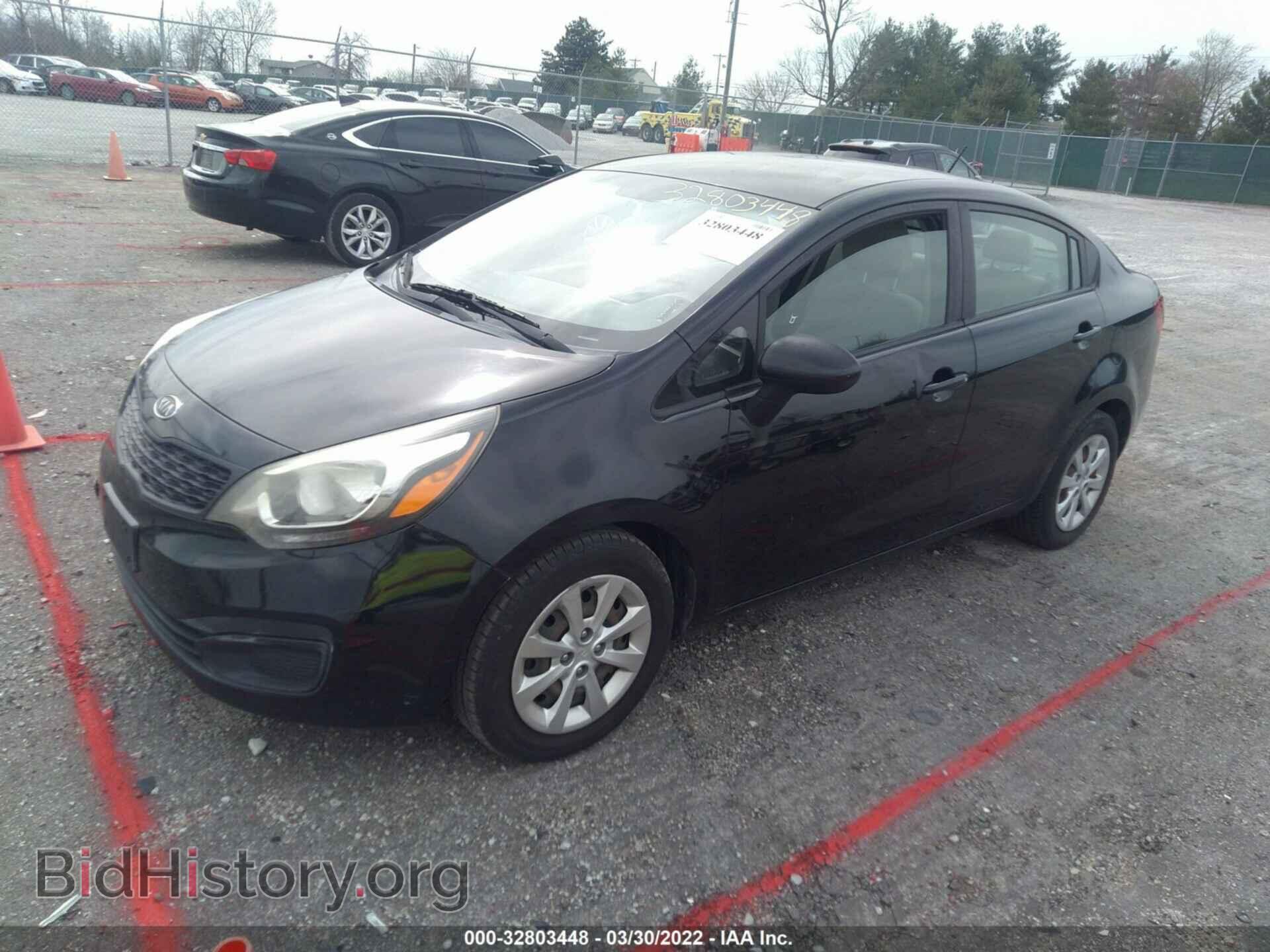 2012 KIA RIO - VIN: KNADM4A30C6085202 - Фото 2