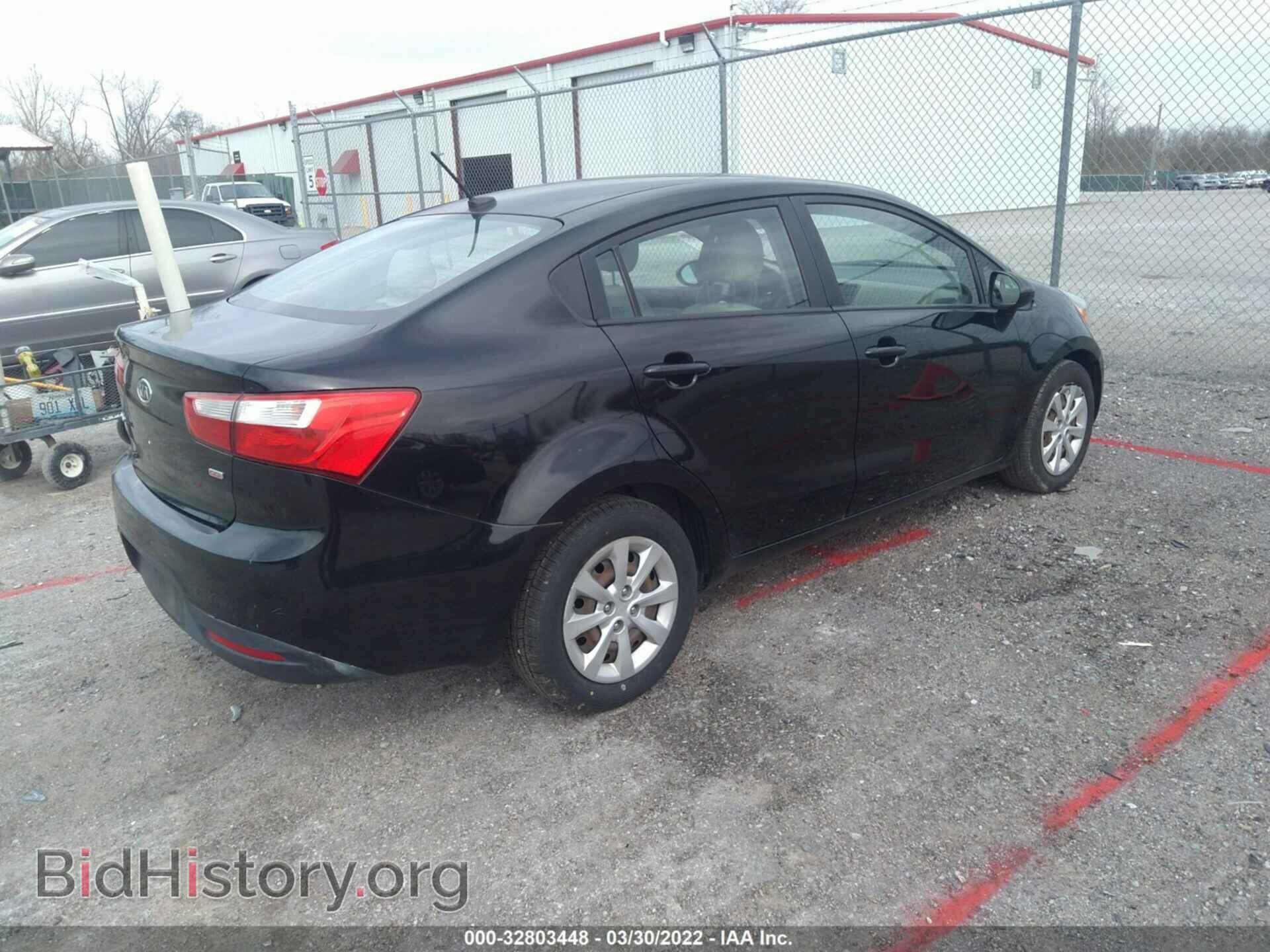 2012 KIA RIO - VIN: KNADM4A30C6085202 - Фото 4