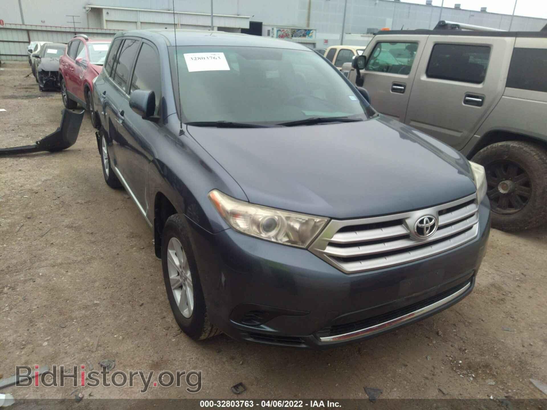 Фотография 5TDZA3EHXCS020410 - TOYOTA HIGHLANDER 2012