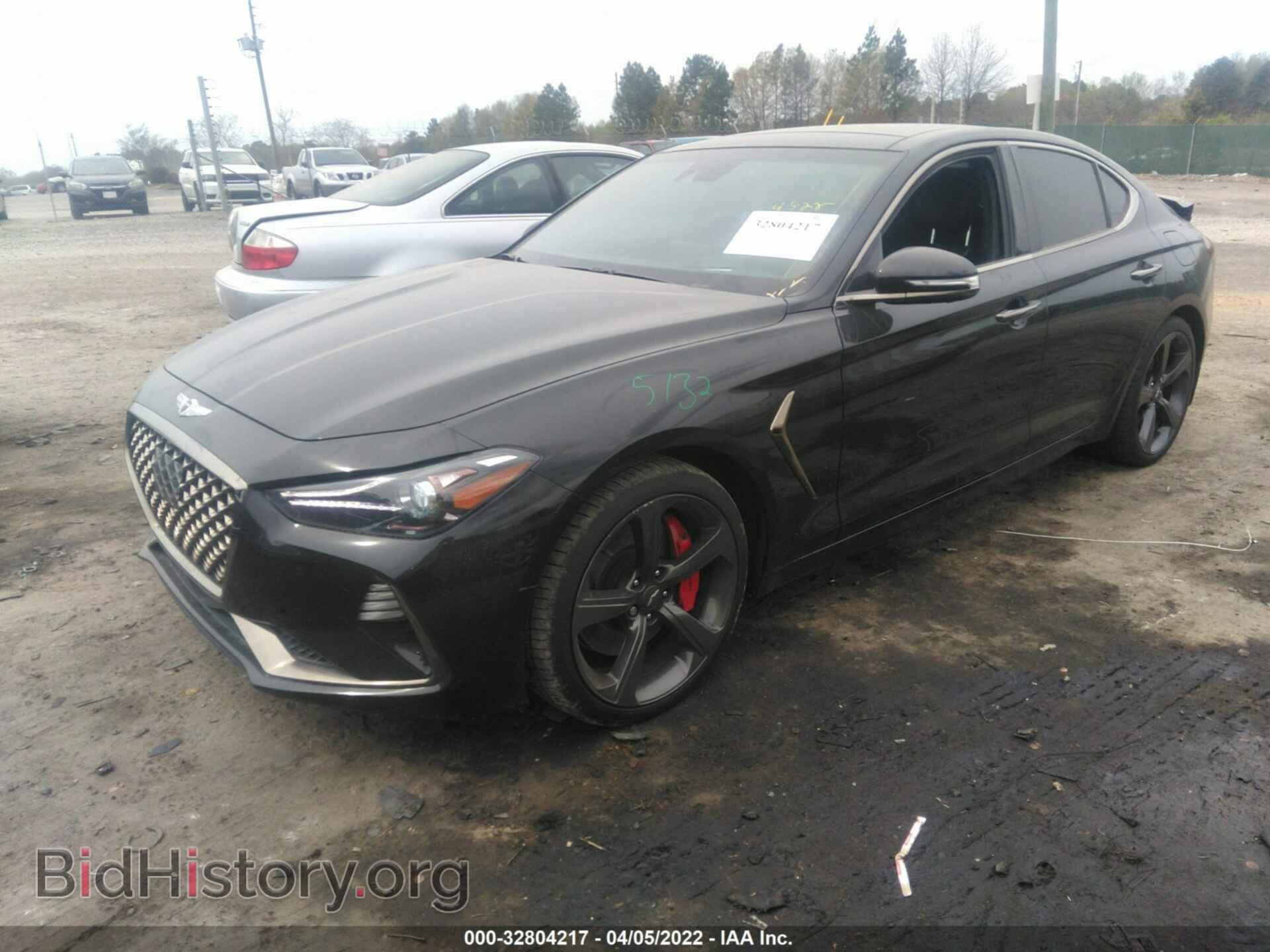 2019 GENESIS G70 - VIN: KMTG34LE0KU012361 - Фото 2