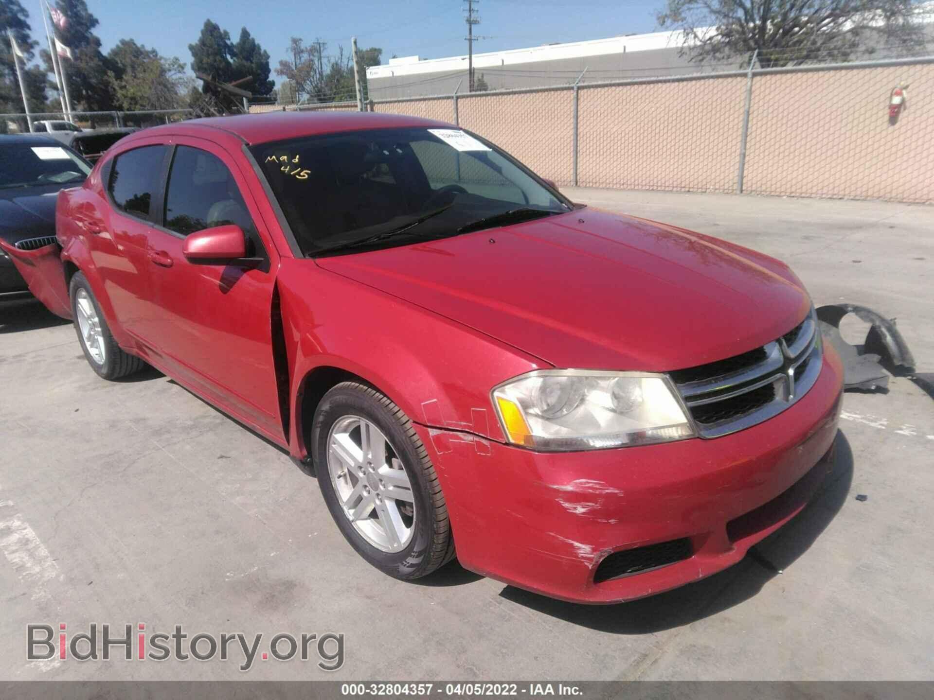 Photo 1C3CDZCB4CN156475 - DODGE AVENGER 2012