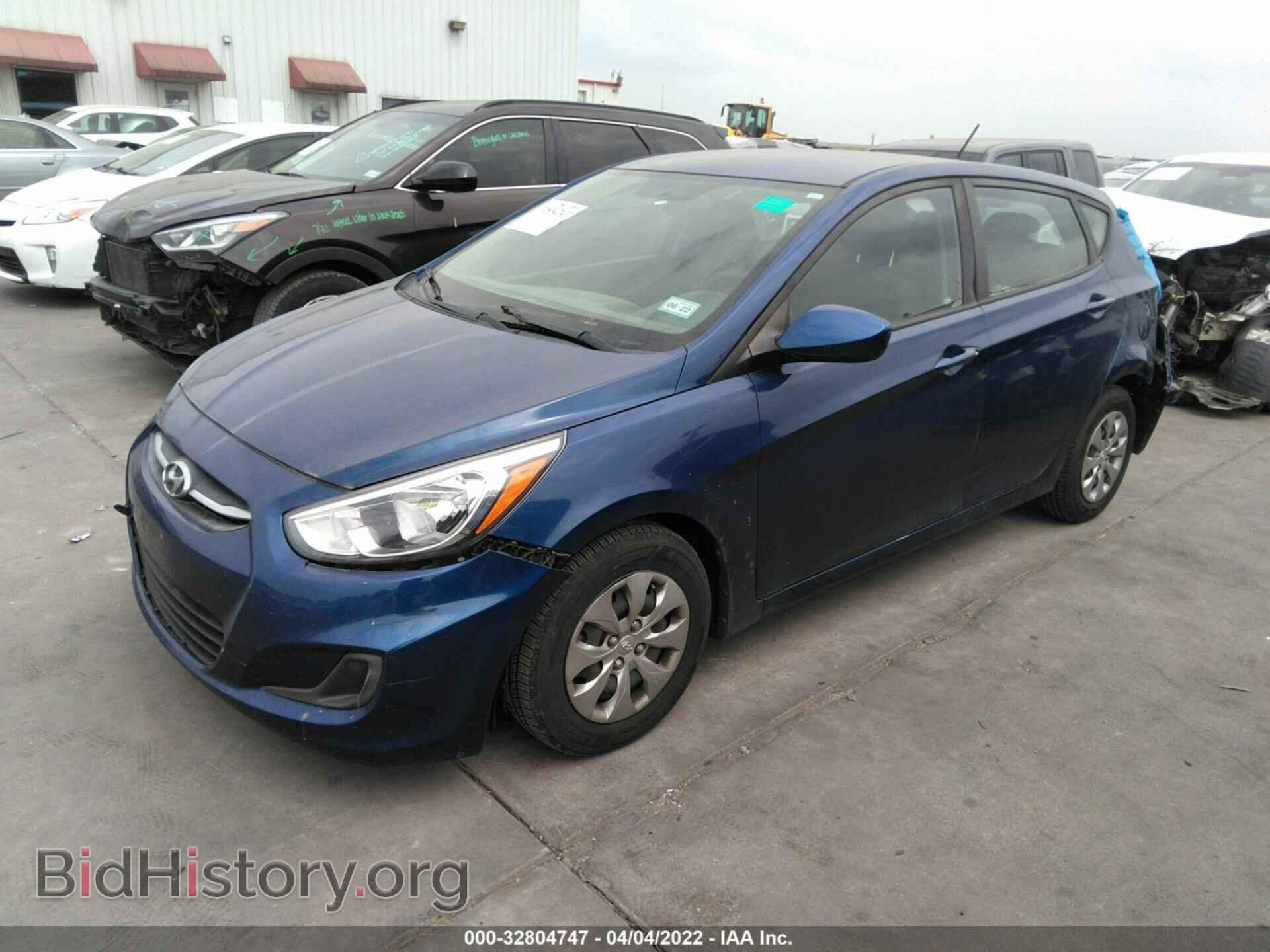 2017 HYUNDAI ACCENT - VIN: KMHCT5AE6HU325831 - Фото 2