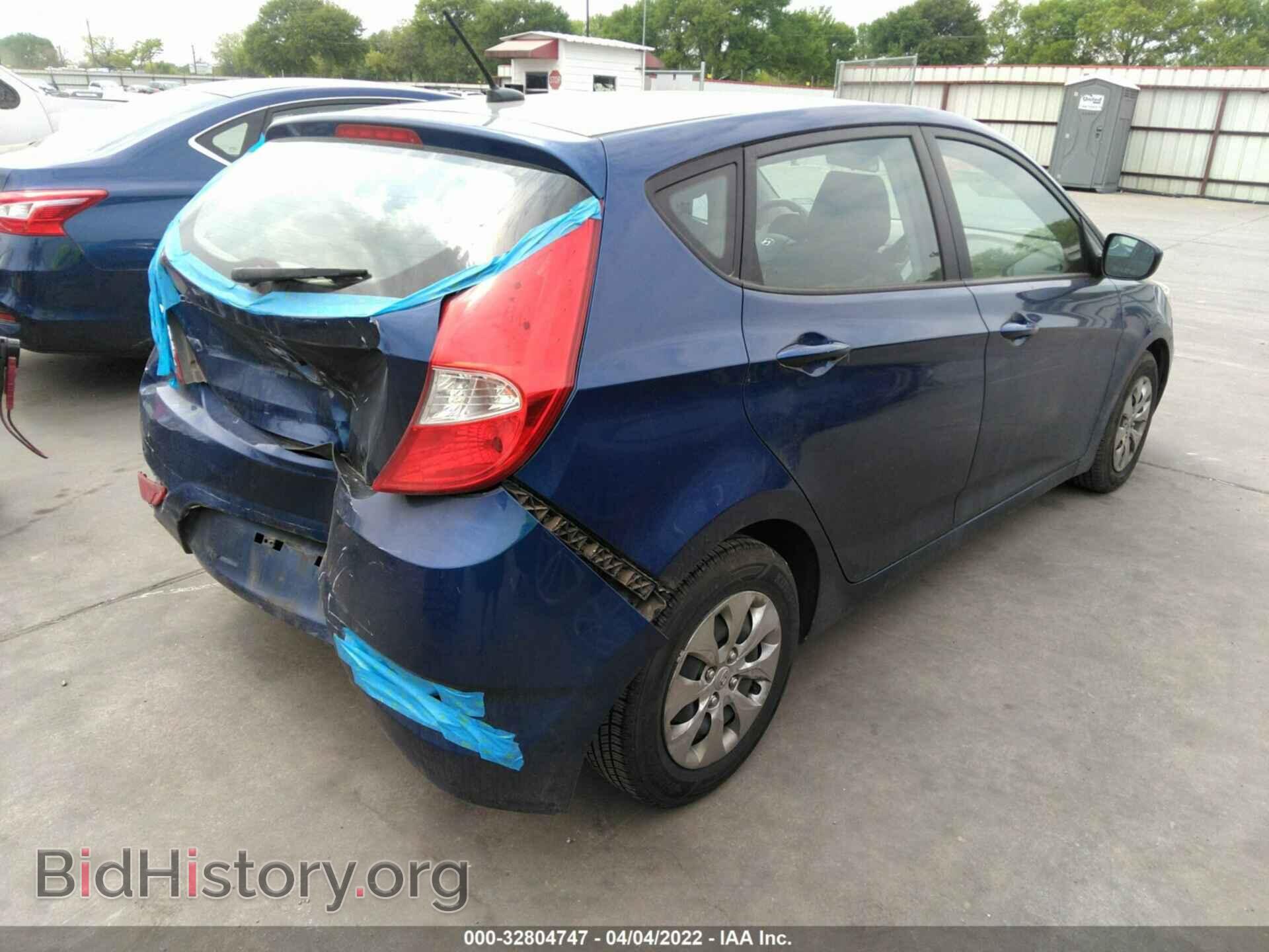 2017 HYUNDAI ACCENT - VIN: KMHCT5AE6HU325831 - Фото 4