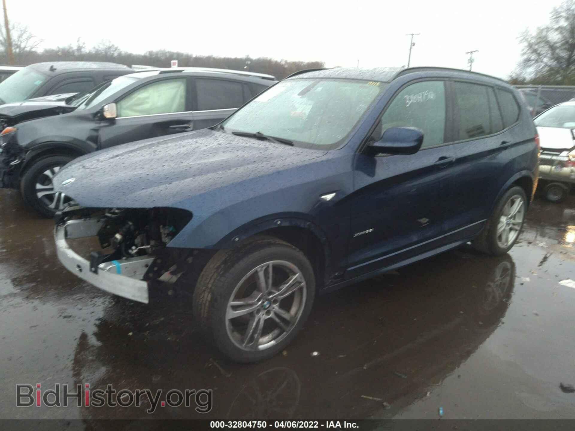 2012 BMW X3 - VIN: 5UXWX7C57CL889693 - Фото 2