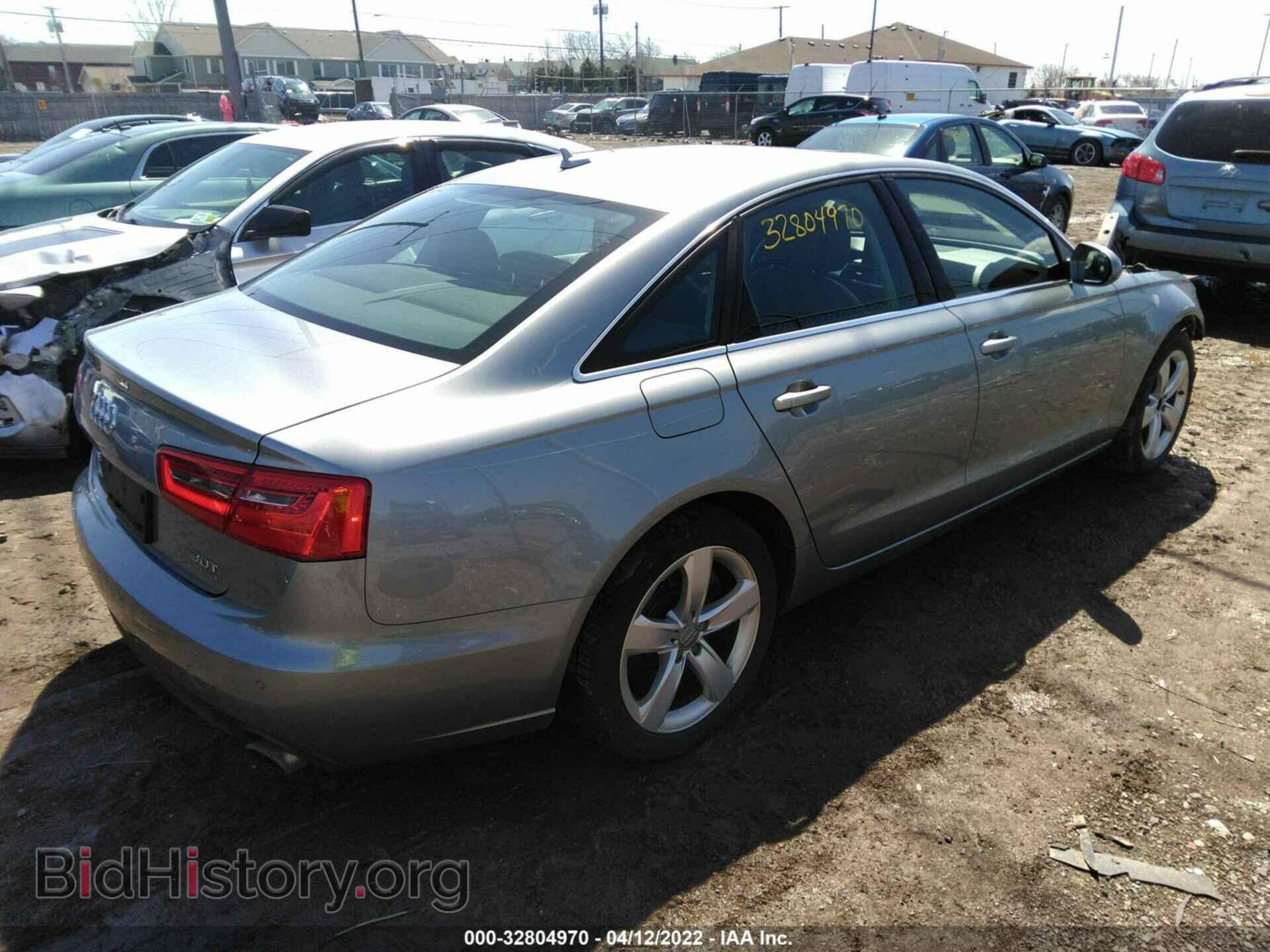 2012 AUDI A6 - VIN: WAUGGAFC9CN133703 - Фото 4