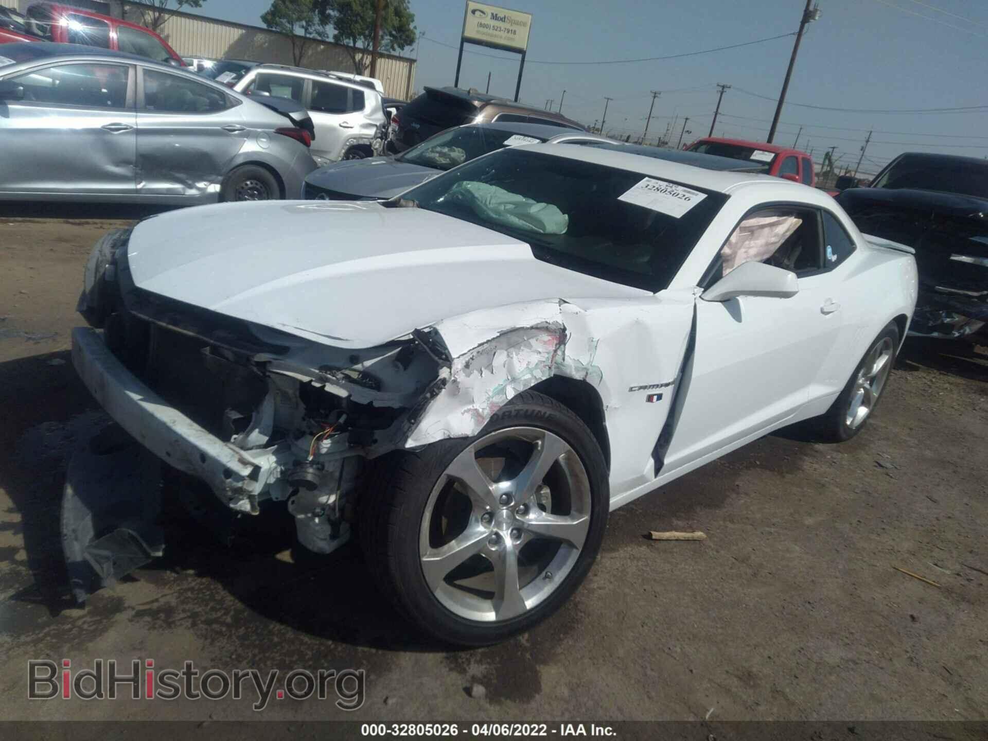 2015 CHEVROLET CAMARO - VIN: 2G1FD1E36F9250566 - Фото 2