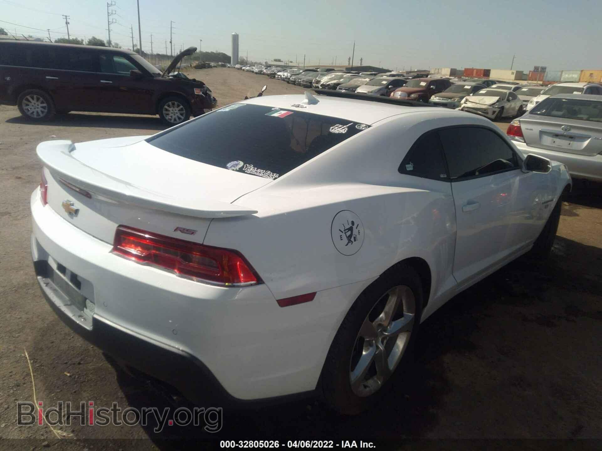 2015 CHEVROLET CAMARO - VIN: 2G1FD1E36F9250566 - Фото 4