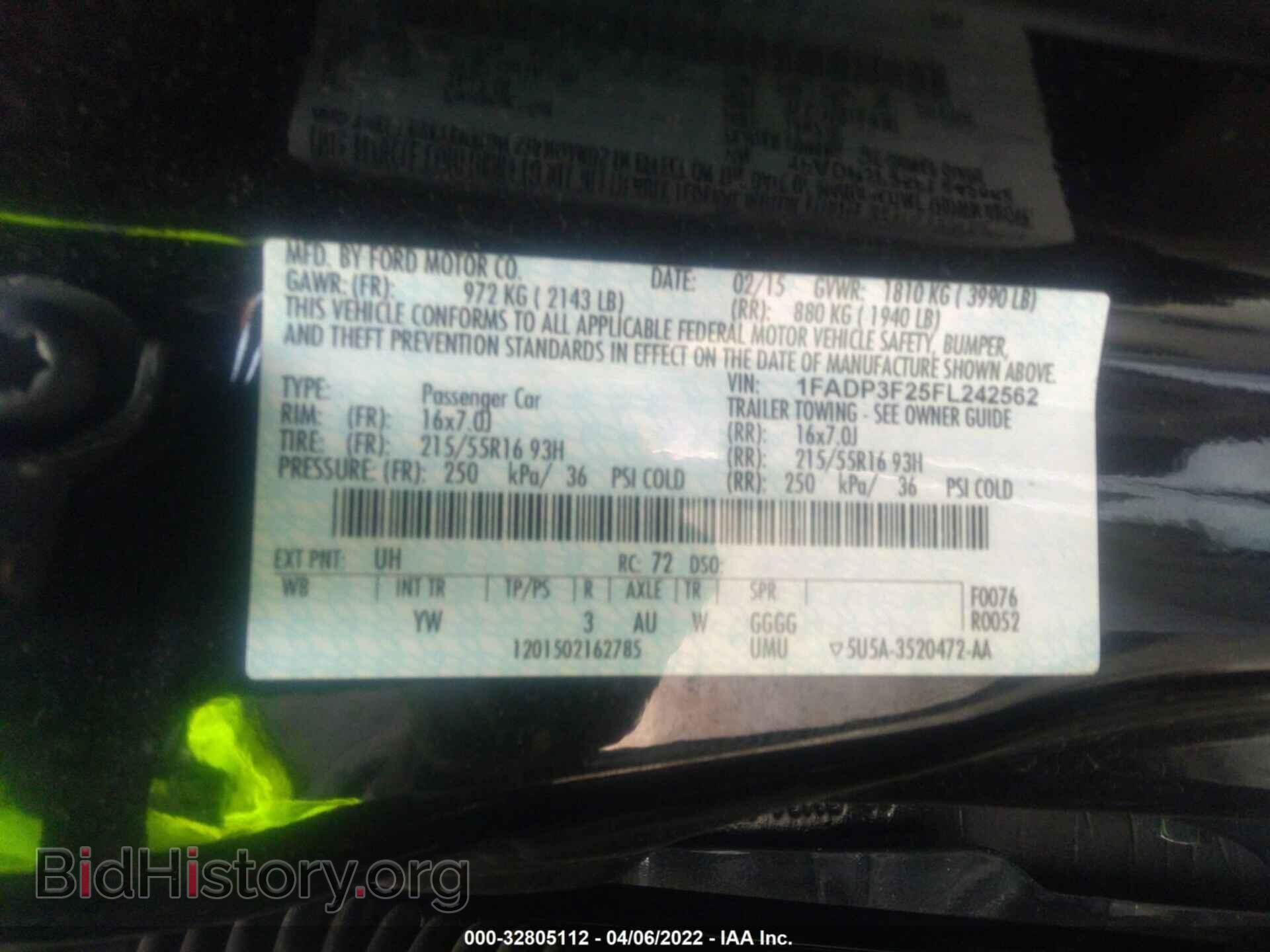2015 FORD FOCUS - VIN: 1FADP3F25FL242562 - Photo 9