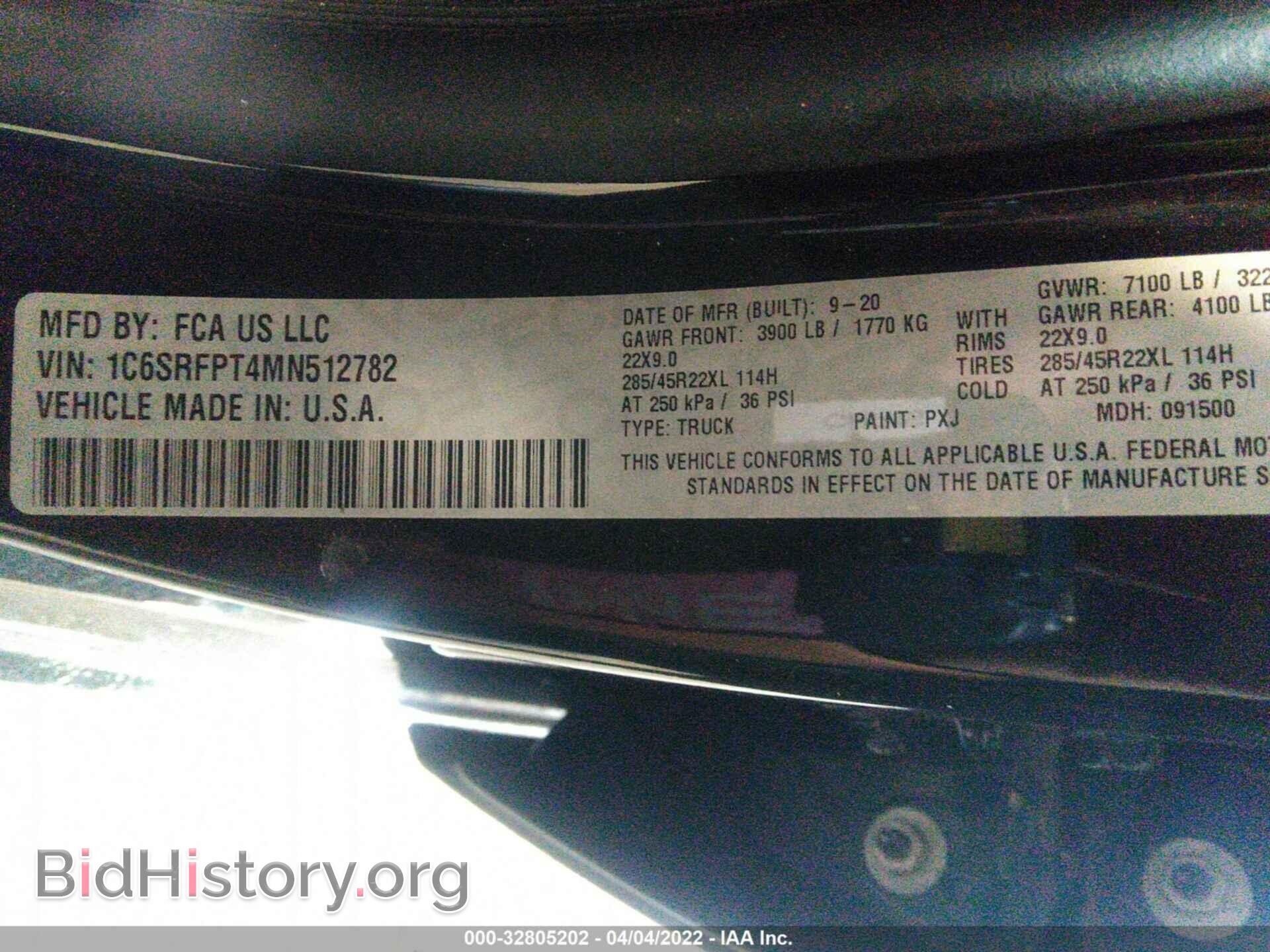 2021 RAM 1500 - VIN: 1C6SRFPT4MN512782 - Photo 9