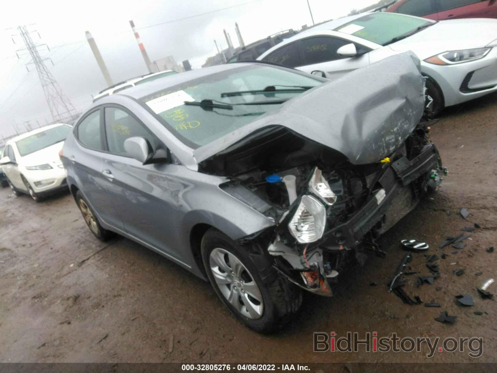 Фотография 5NPDH4AE4GH740241 - HYUNDAI ELANTRA 2016