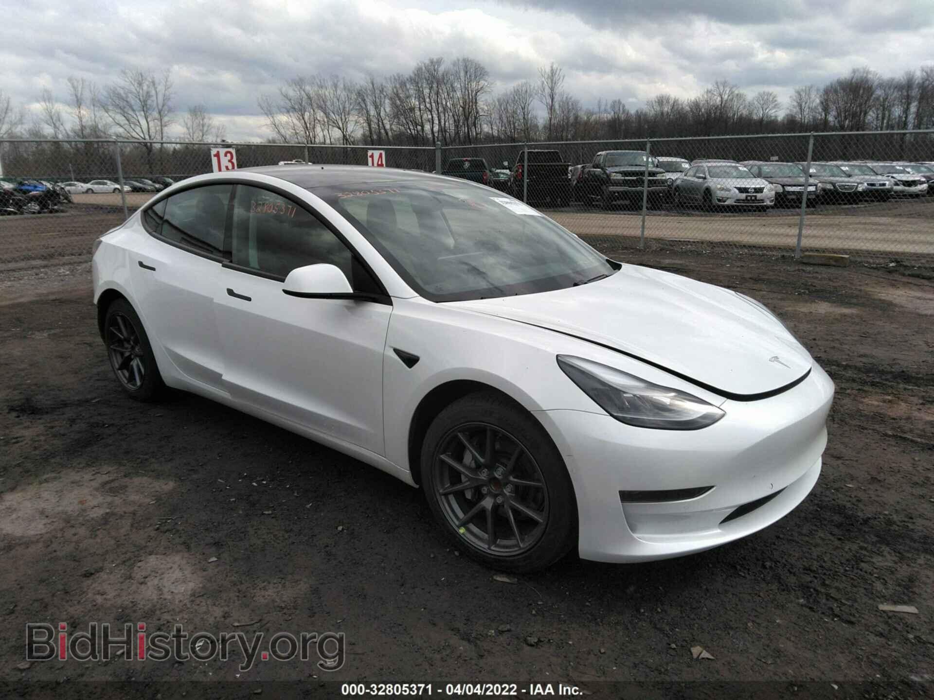 Photo 5YJ3E1EA2MF985527 - TESLA MODEL 3 2021