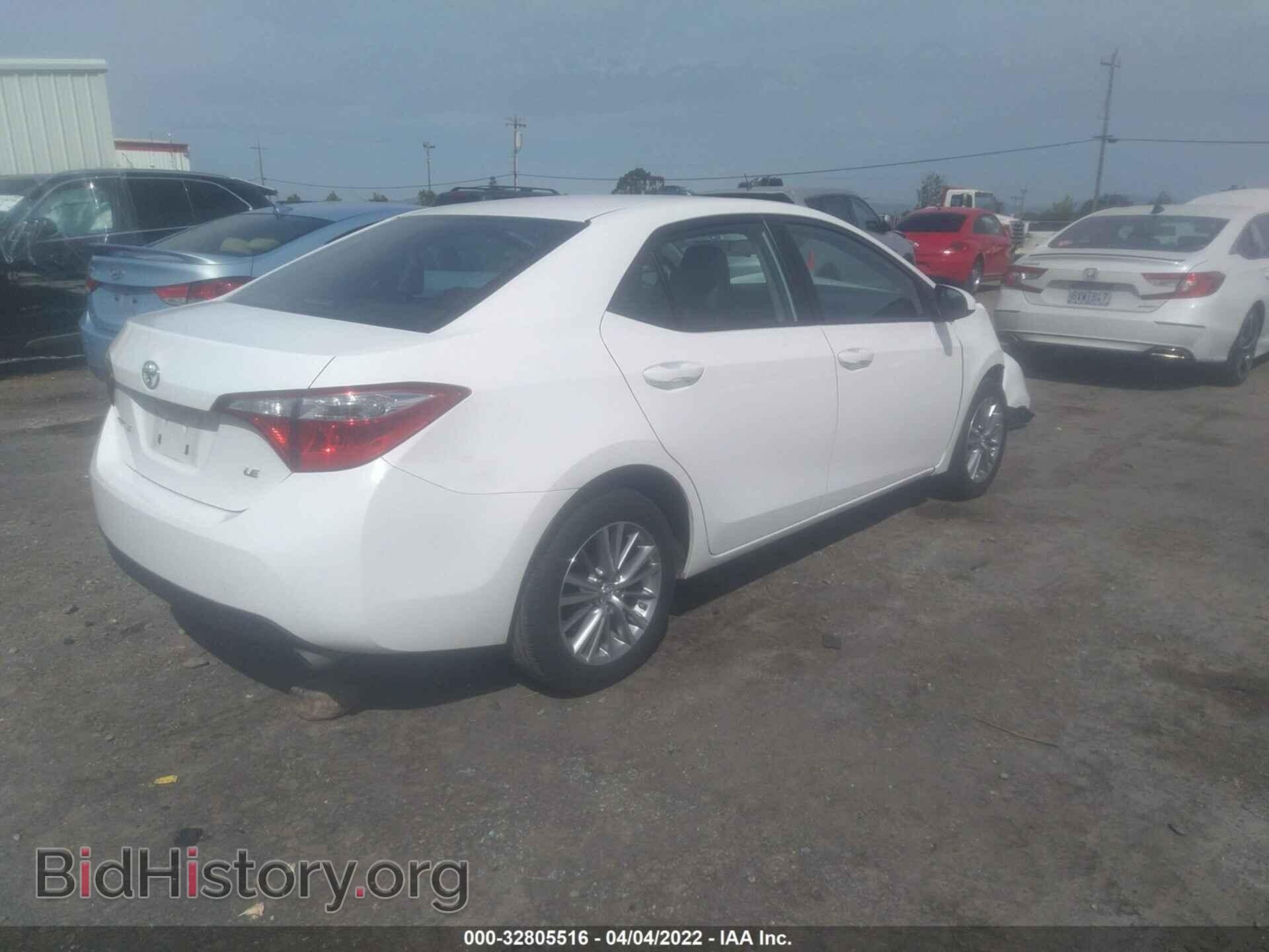 2014 TOYOTA COROLLA - VIN: 2T1BURHE5EC136879 - Фото 4