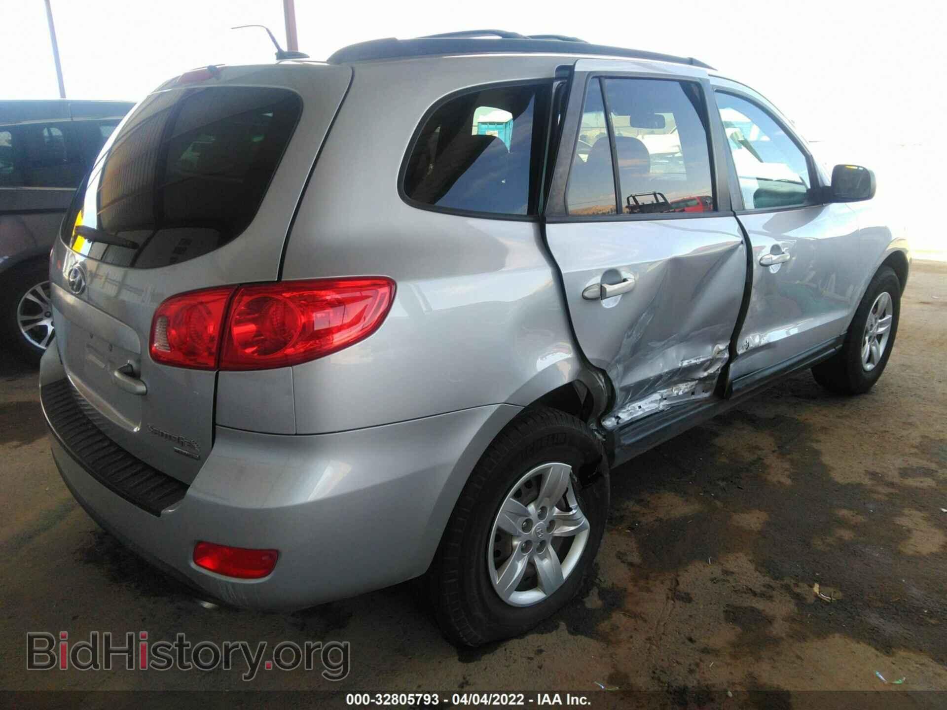 2009 HYUNDAI SANTA FE - VIN: 5NMSG73D19H272338 - Фото 4