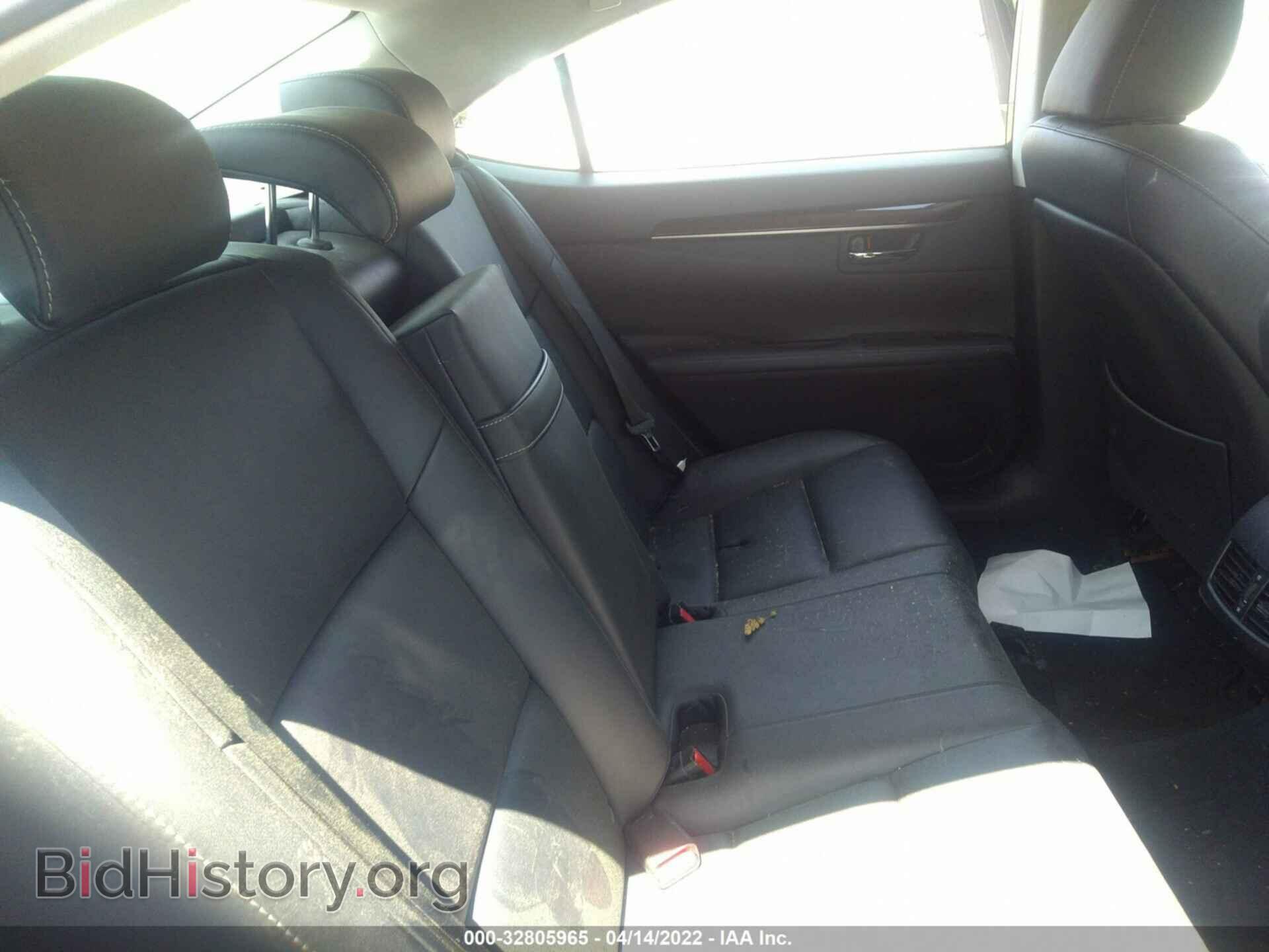 2013 LEXUS ES 350 - VIN: JTHBK1GG0D2059876 - Фото 8
