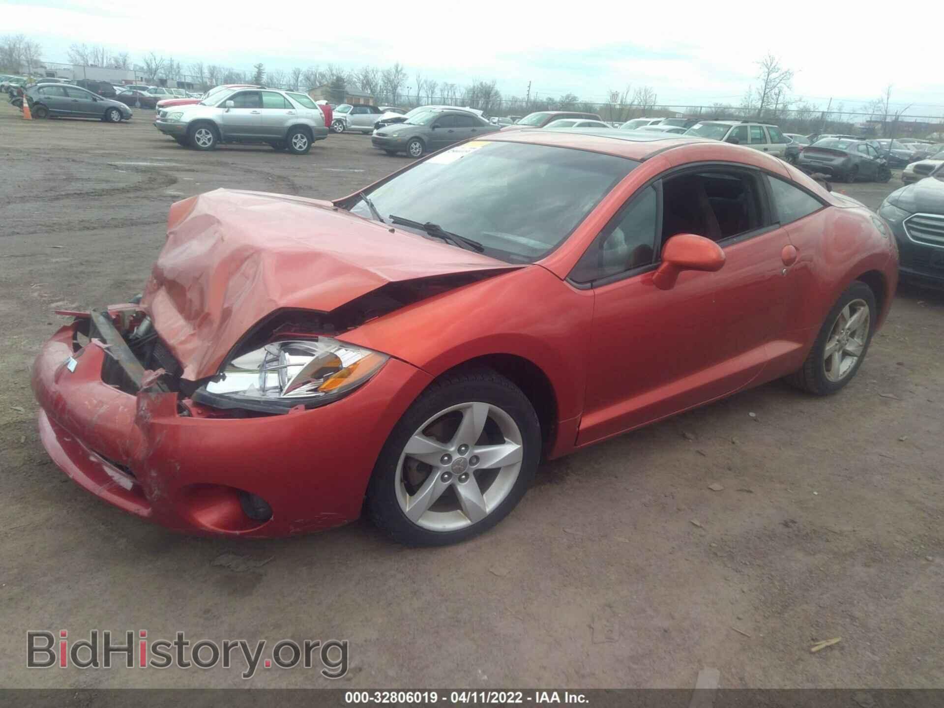 2007 MITSUBISHI ECLIPSE - VIN: 4A3AK24F27E017160 - Фото 2