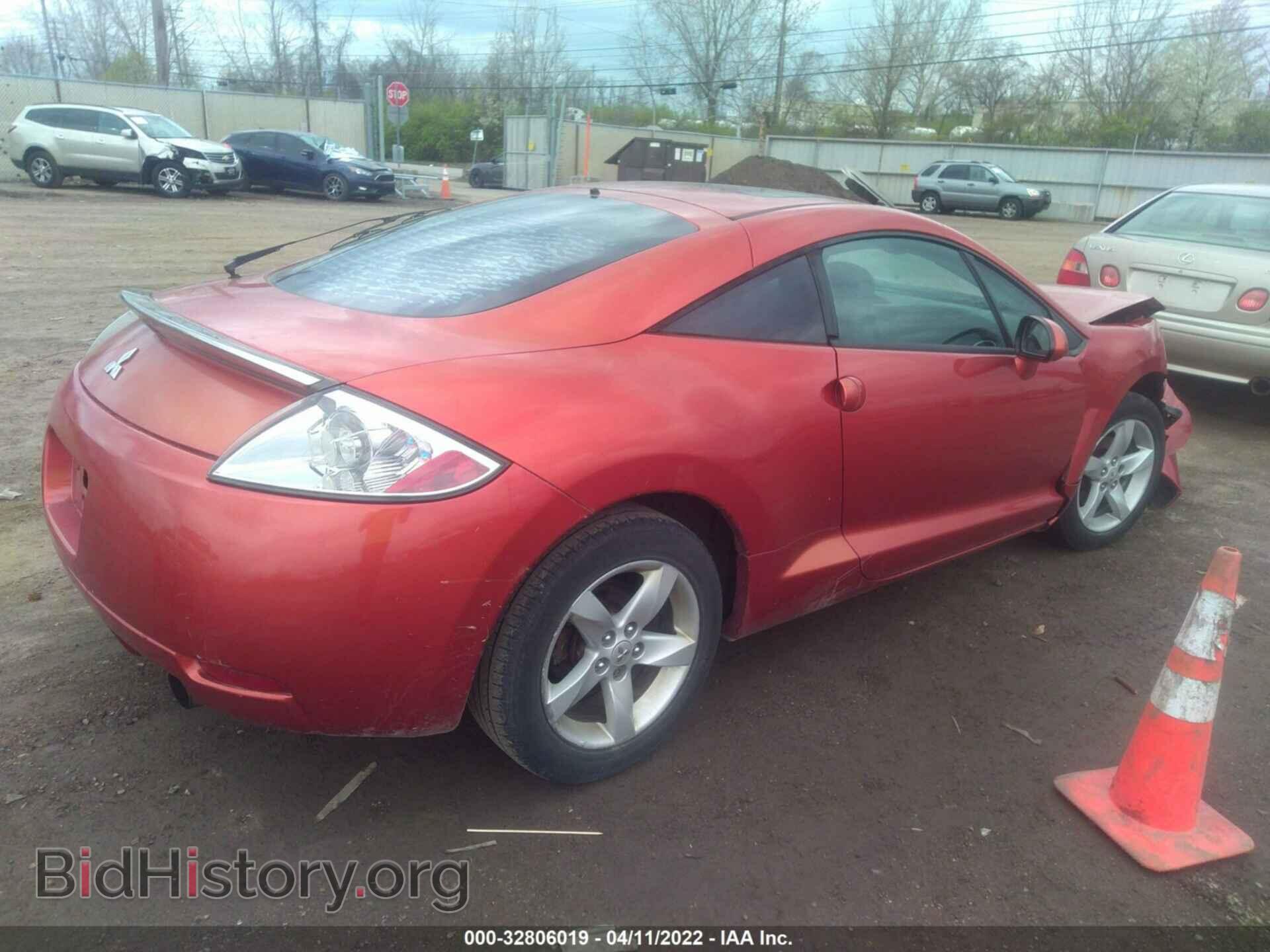 2007 MITSUBISHI ECLIPSE - VIN: 4A3AK24F27E017160 - Фото 4